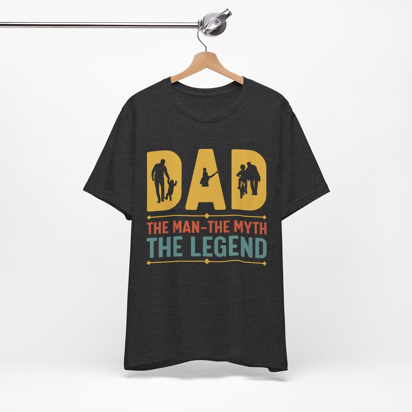 Dad, The Man, The Myth, The Legend - Unisex Jersey Short Sleeve Tee - 13728