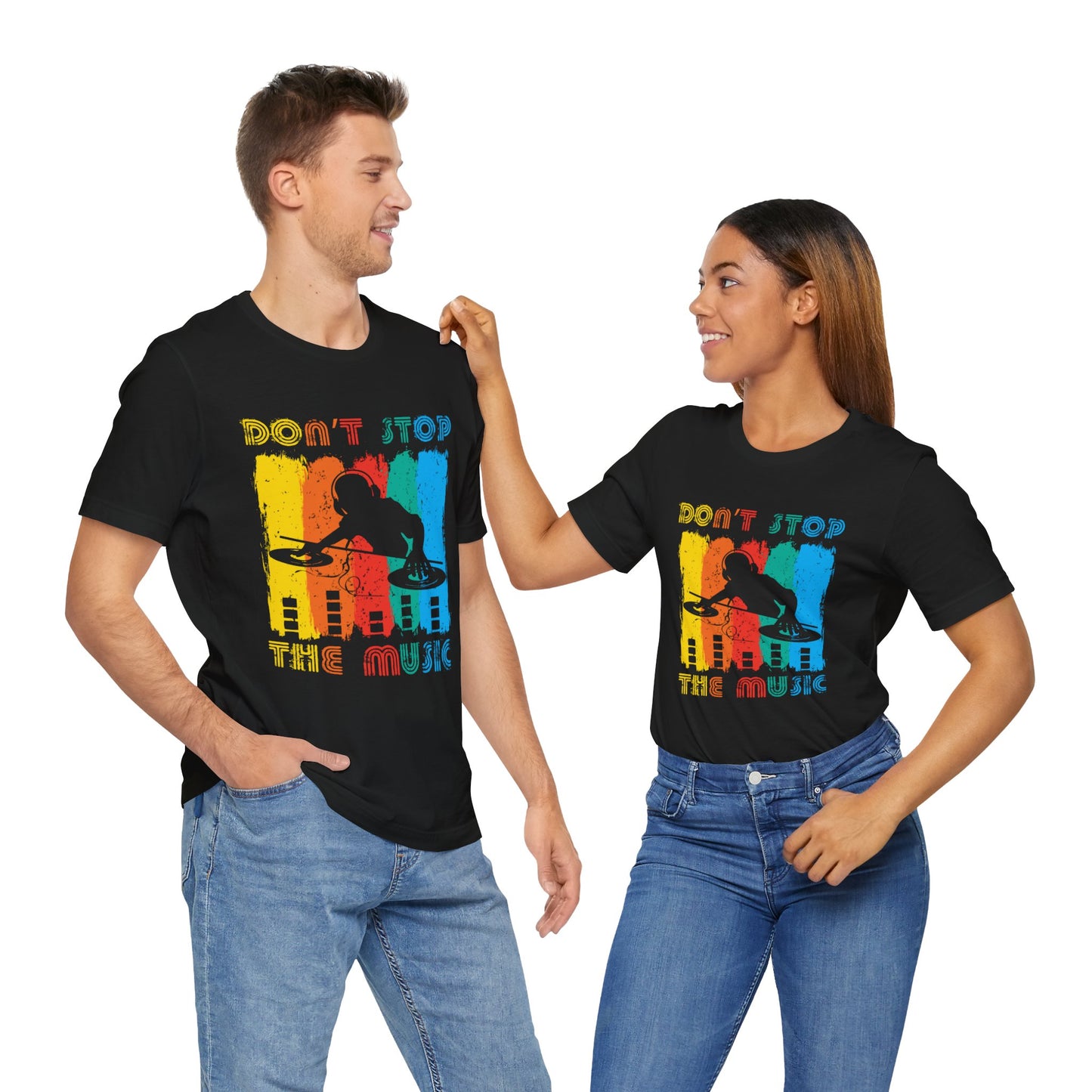 Don't Stop The Music - Unisex Jersey Short Sleeve Tee