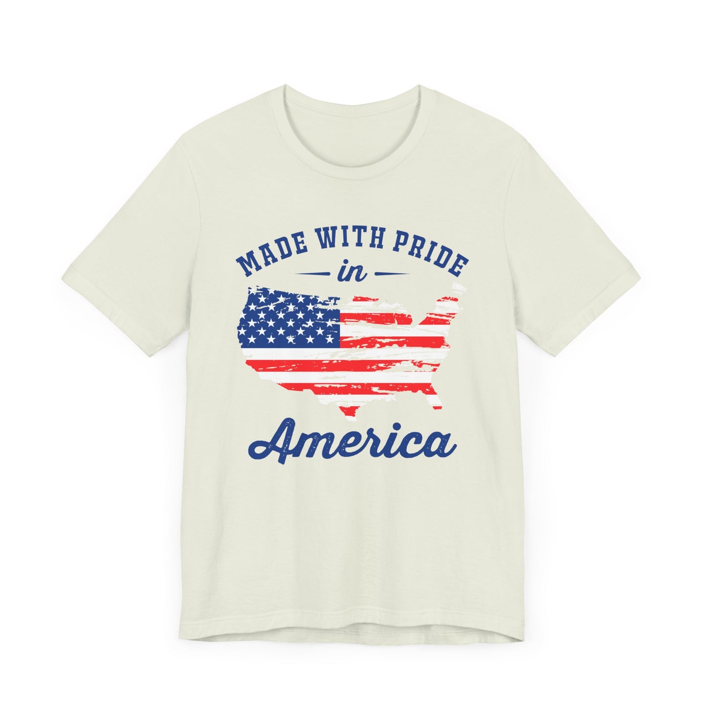 American Pride Unisex Tee, Patriotic Shirt, USA Pride Tee, Independence Day Apparel, Gift for Veterans, Summer Fashion - 13693