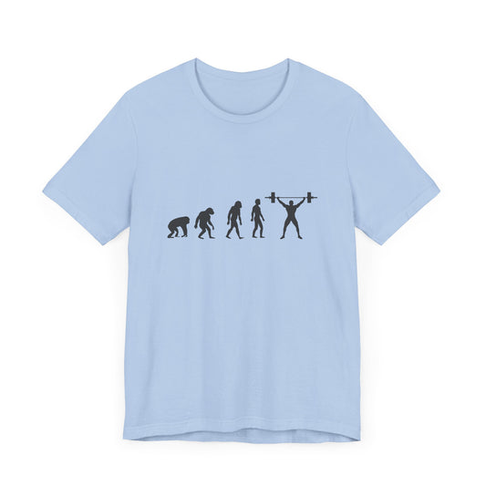 Gym: Human Evolution  - Unisex Jersey Short Sleeve Tee