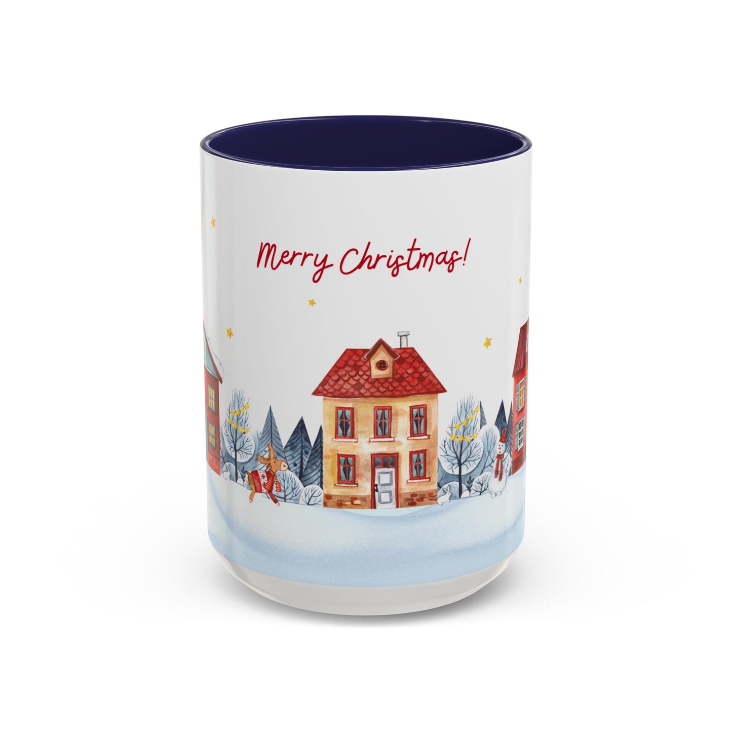 Merry Christmas, Holiday Vibe - Accent Coffee Mug (11, 15oz) - 11079