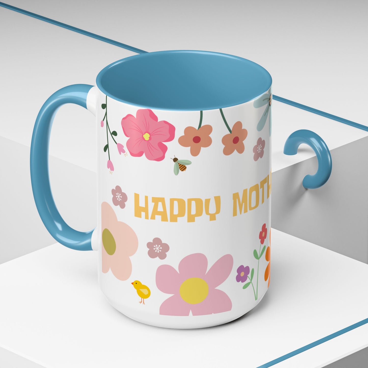 Floral Happy Mother's Day Coffee Mug - 11oz & 15oz - 11915