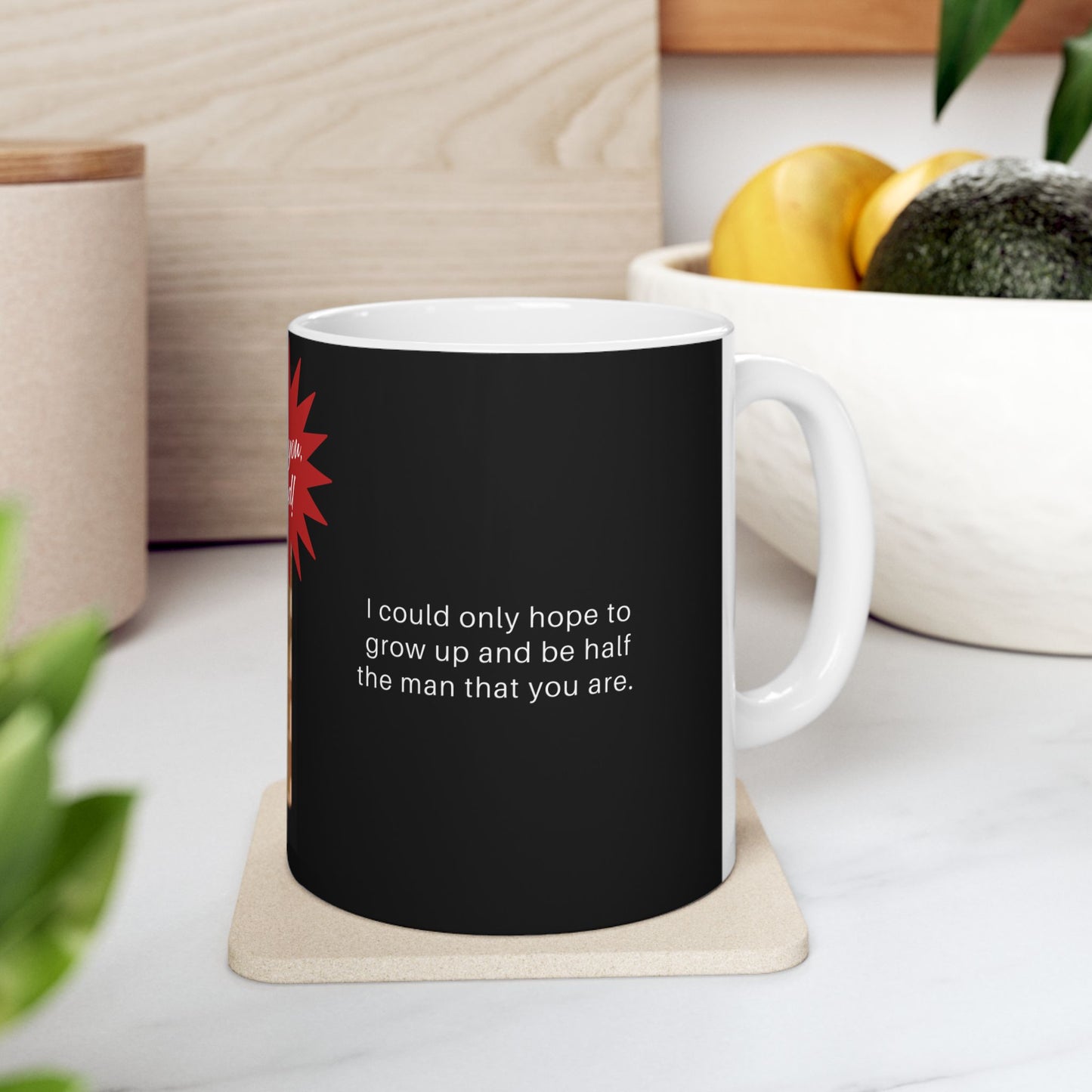 Personalized Dad Mug, Custom Coffee Cup, Gift for Father, I Love You Dad, Unique Father's Day Present - 14037