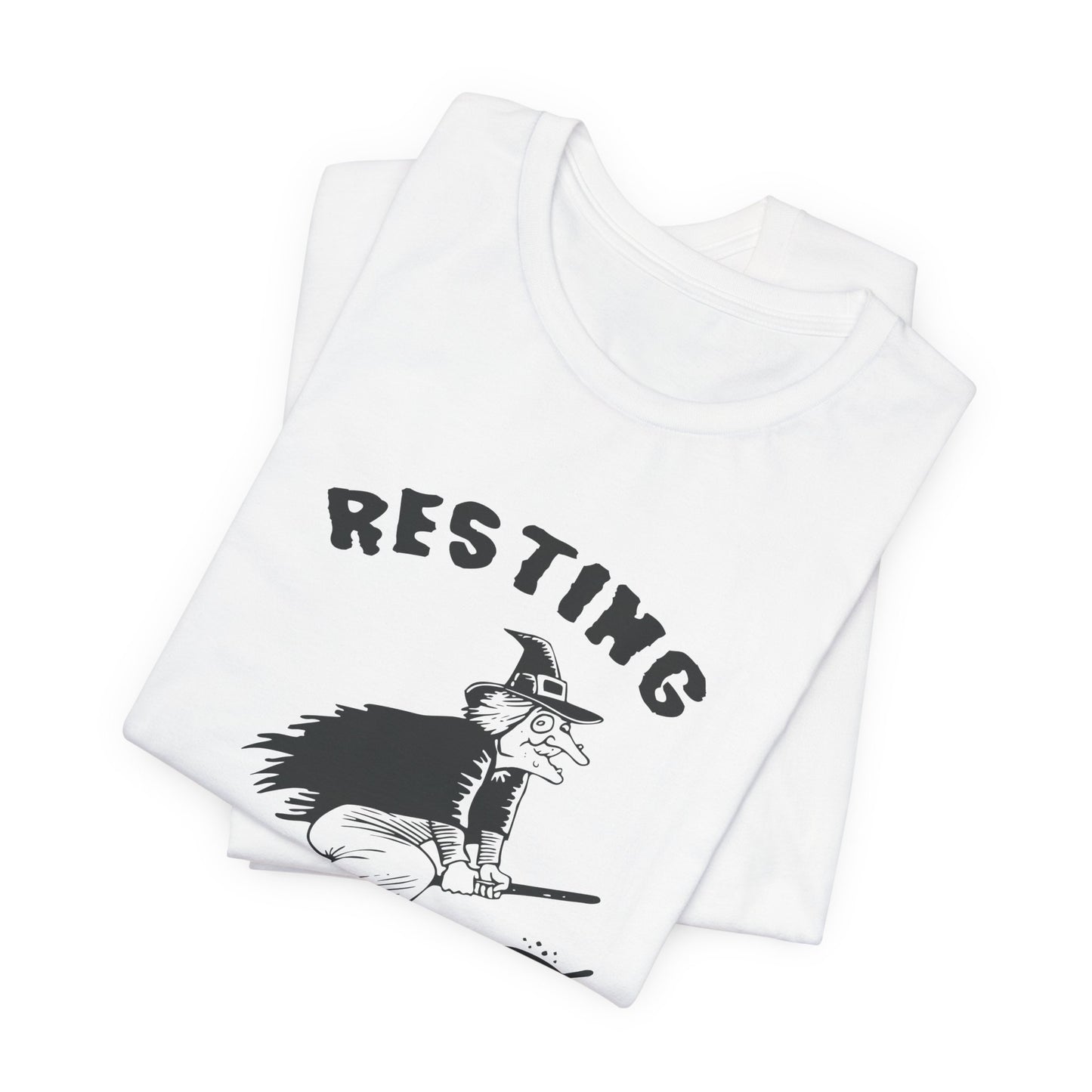 Halloween: Resting Witch Face - Unisex Jersey Short Sleeve Tee - 12665