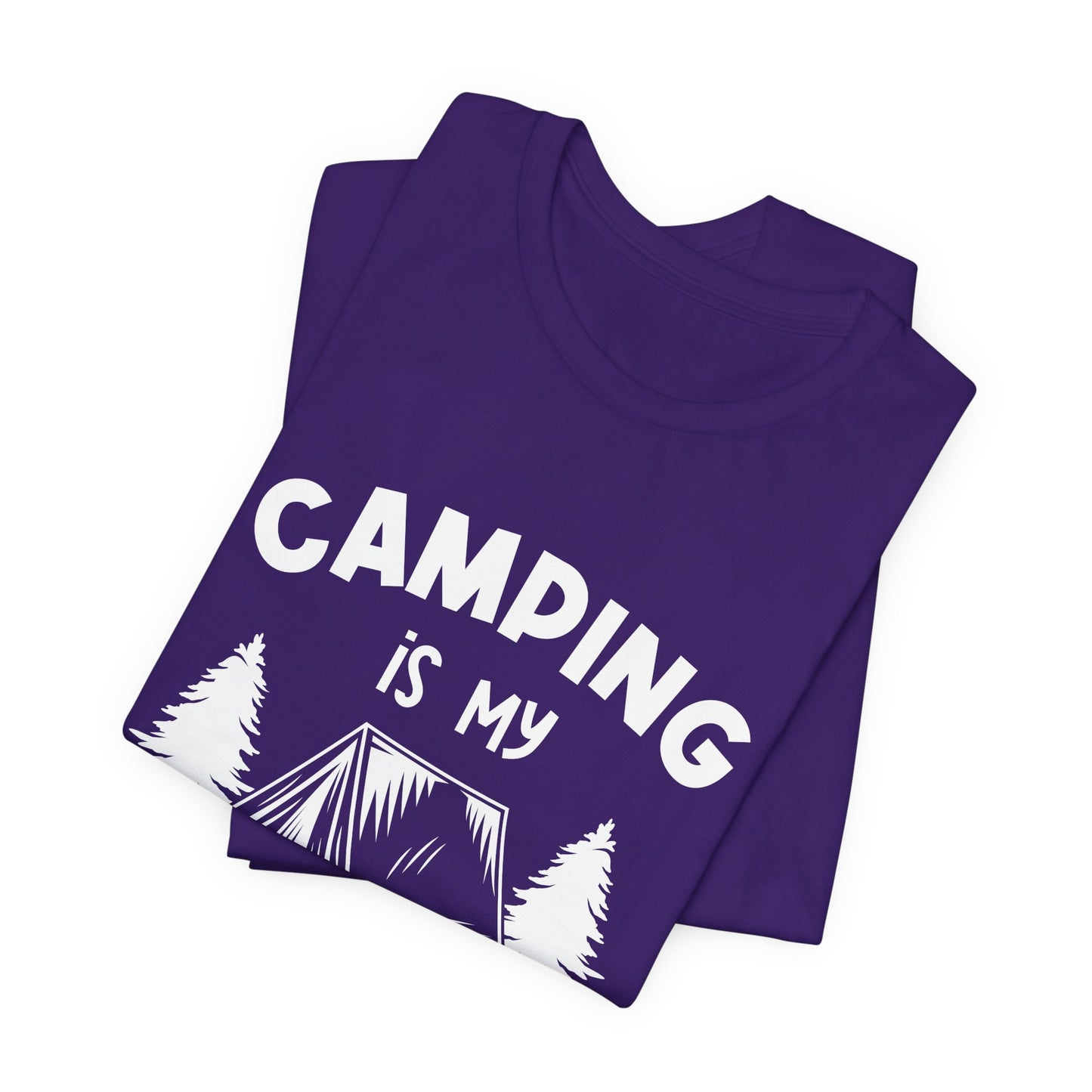 Camping Is My Therapy - Unisex Jersey Short Sleeve Tee