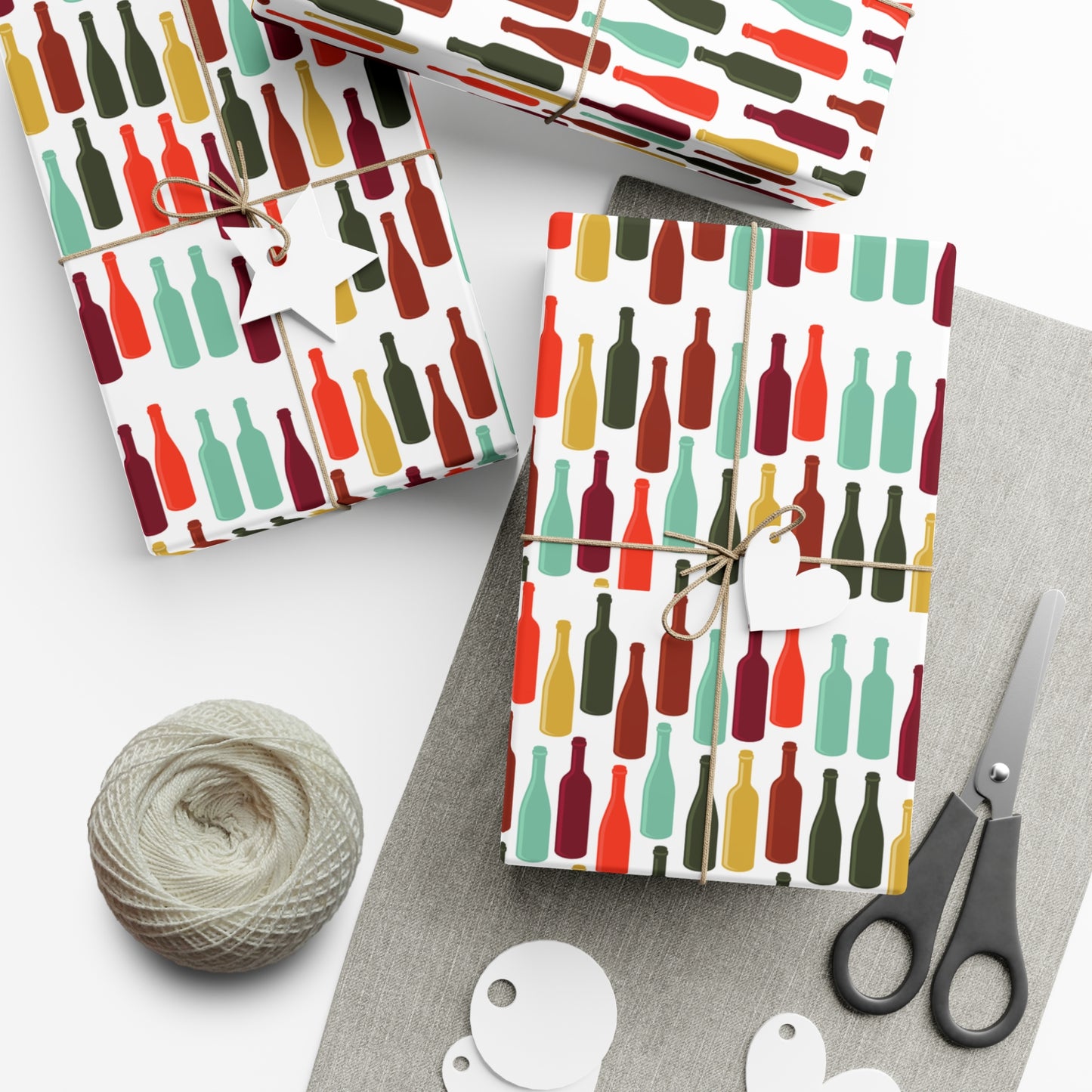 Bottles - Gift Wrap Papers - 10363