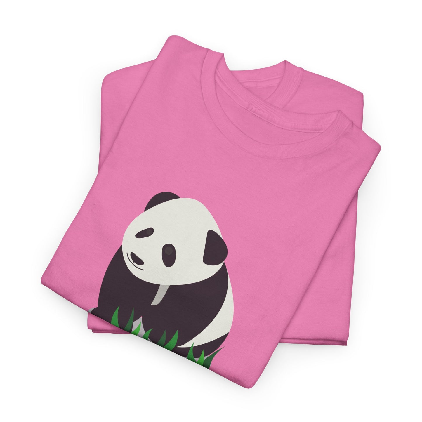 Chengdu Panda Unisex Heavy Cotton Tee - Cozy and Fun Graphic Tee for Animal Lovers - 12206