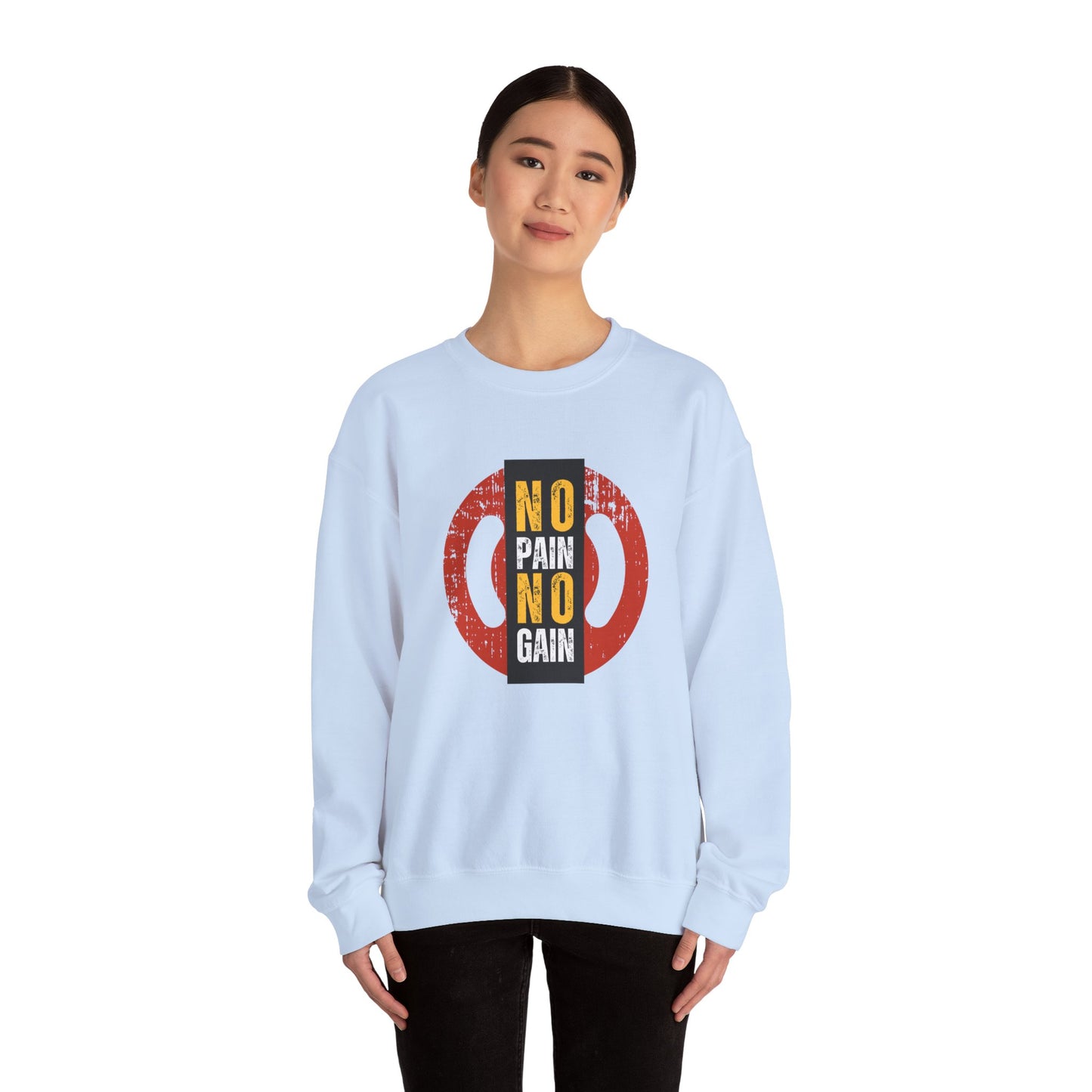 No Pain No Gain - Unisex Heavy Blend™ Crewneck Sweatshirt - 10851