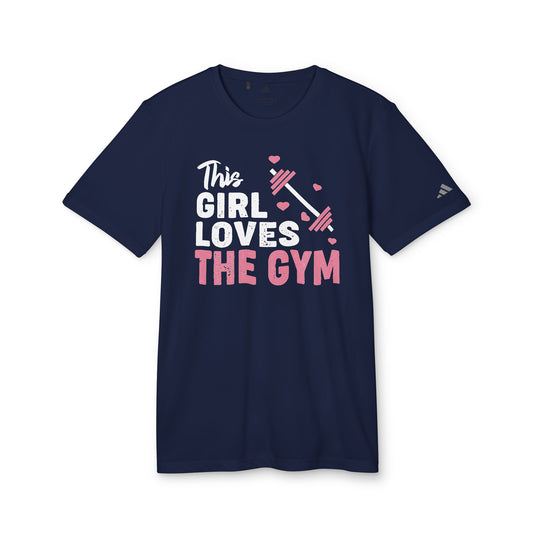 This Girl Loves The Gym - Adidas Unisex Sport T-shirt