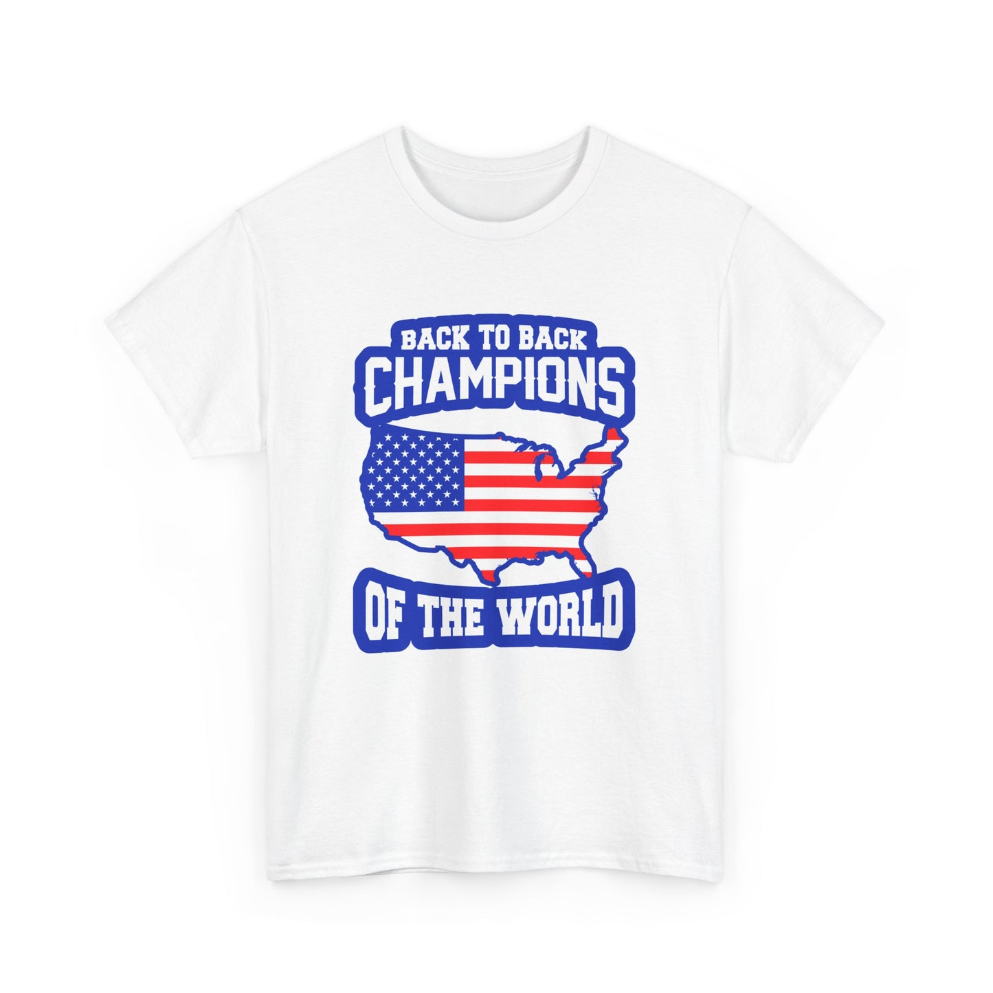 Back-to-Back Champions Unisex Tee | Perfect for Sports Fans, Casual Wear, Gifts, Fourth of July, BBQ Events - 13597