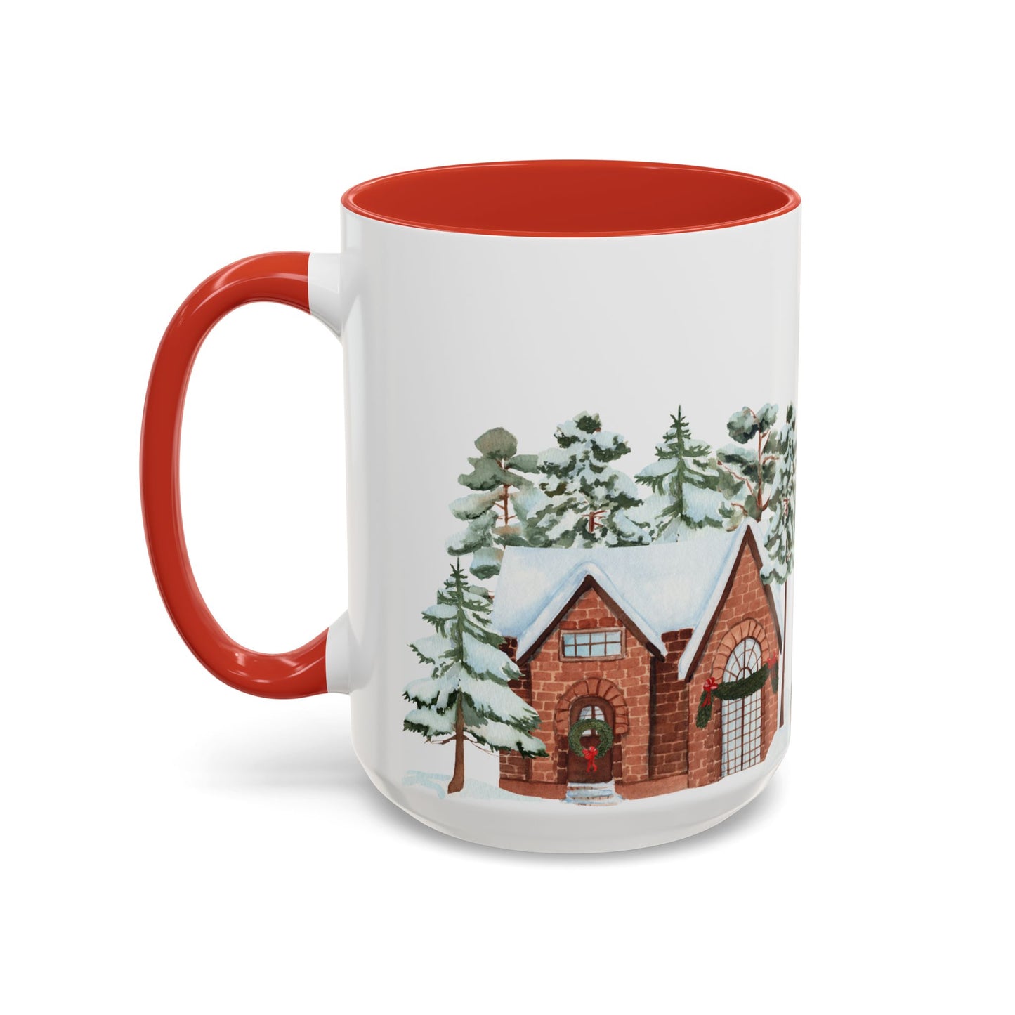 Christmas Houses - Accent Coffee Mug (11, 15oz) - 10456