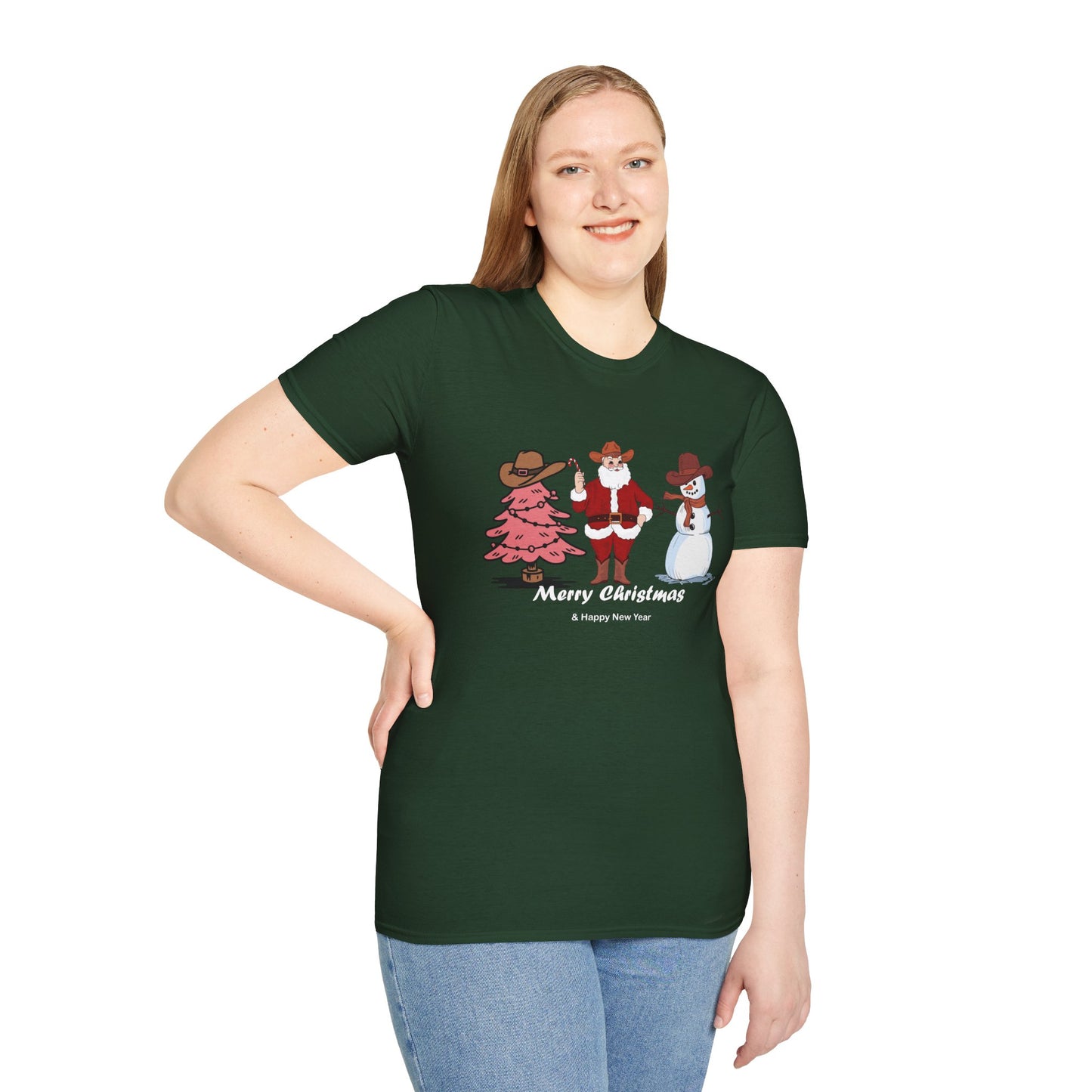 Cowboy's Christmas - Unisex Softstyle T-Shirt - 10349