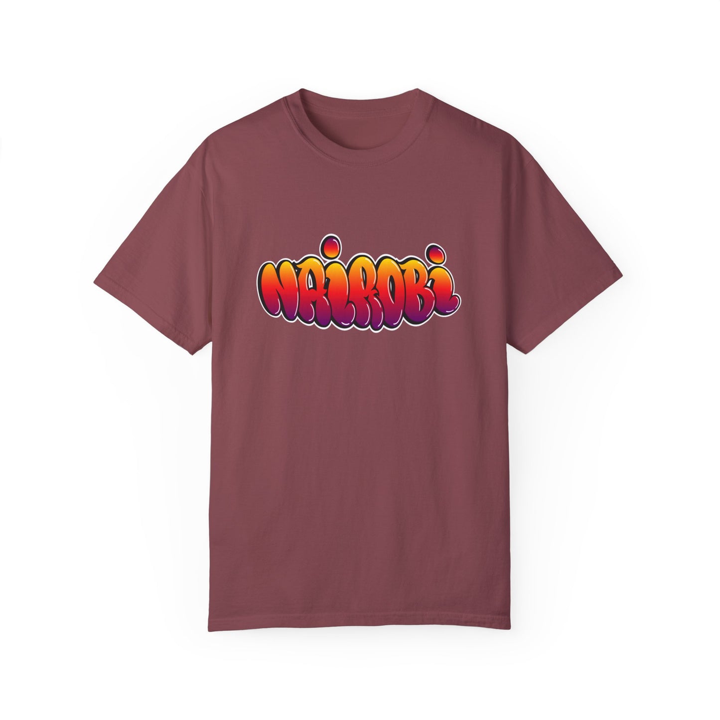 Nairobi Graphic T-Shirt - Unisex Garment-Dyed Tee - 12181