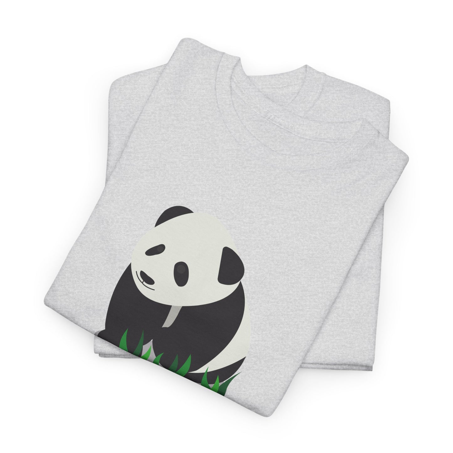 Chengdu Panda Unisex Heavy Cotton Tee - Cozy and Fun Graphic Tee for Animal Lovers - 12206