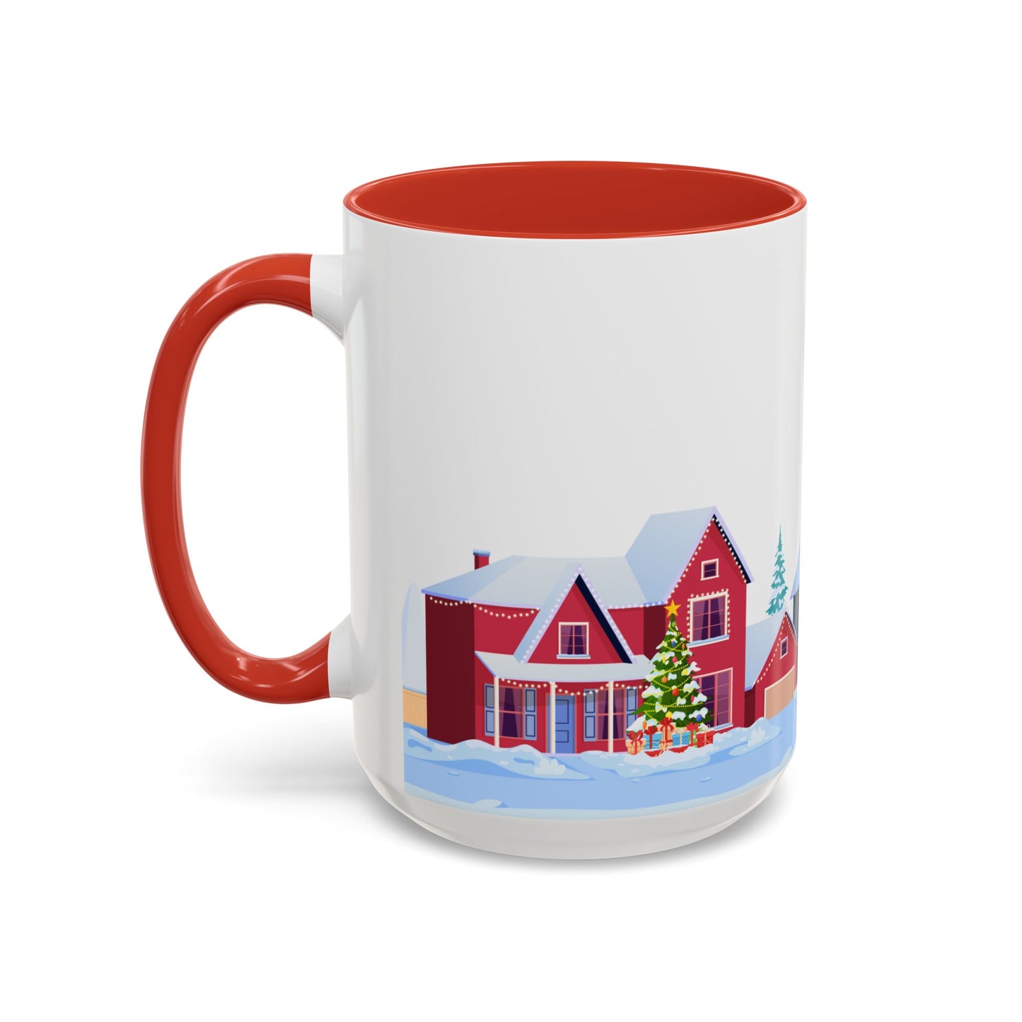 Winter Houses - Accent Coffee Mug (11, 15oz) - 10441