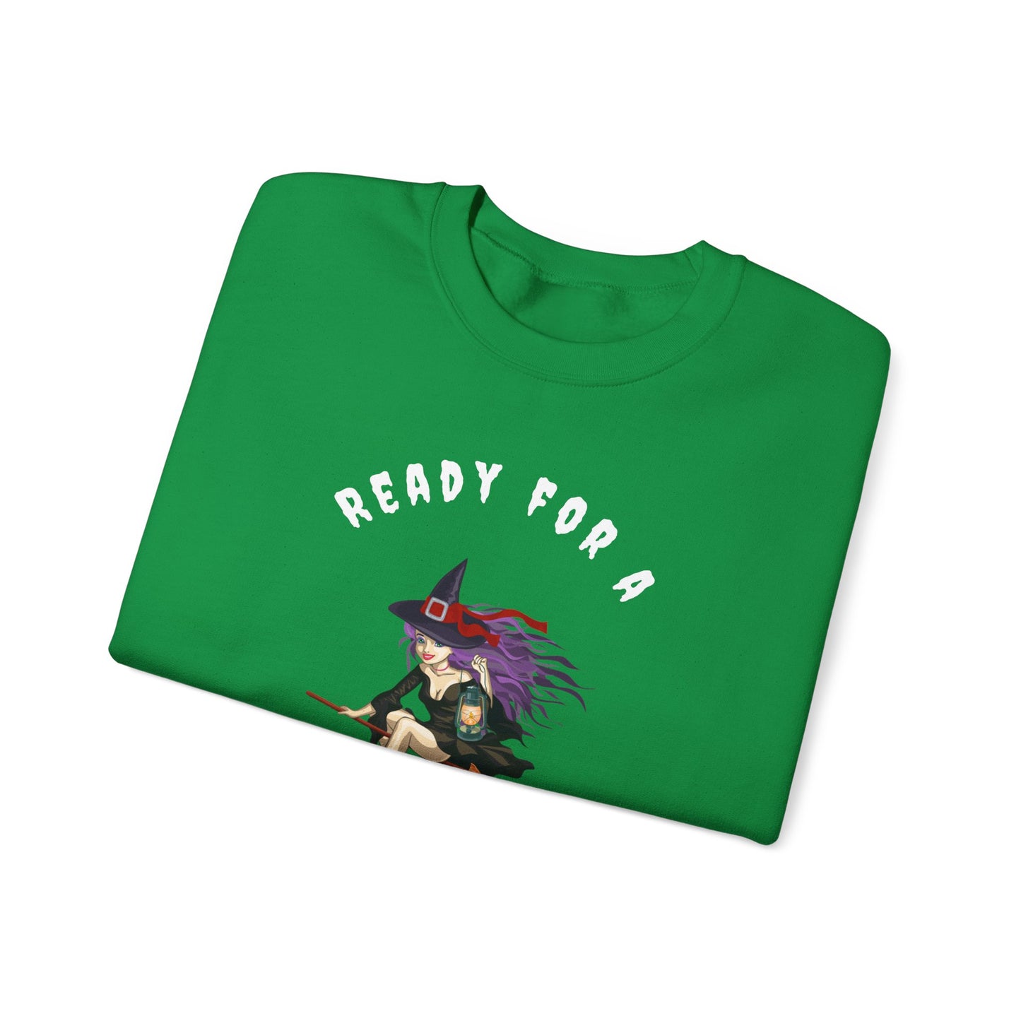 Ready For a Broom Ride - Unisex Heavy Blend™ Crewneck Sweatshirt