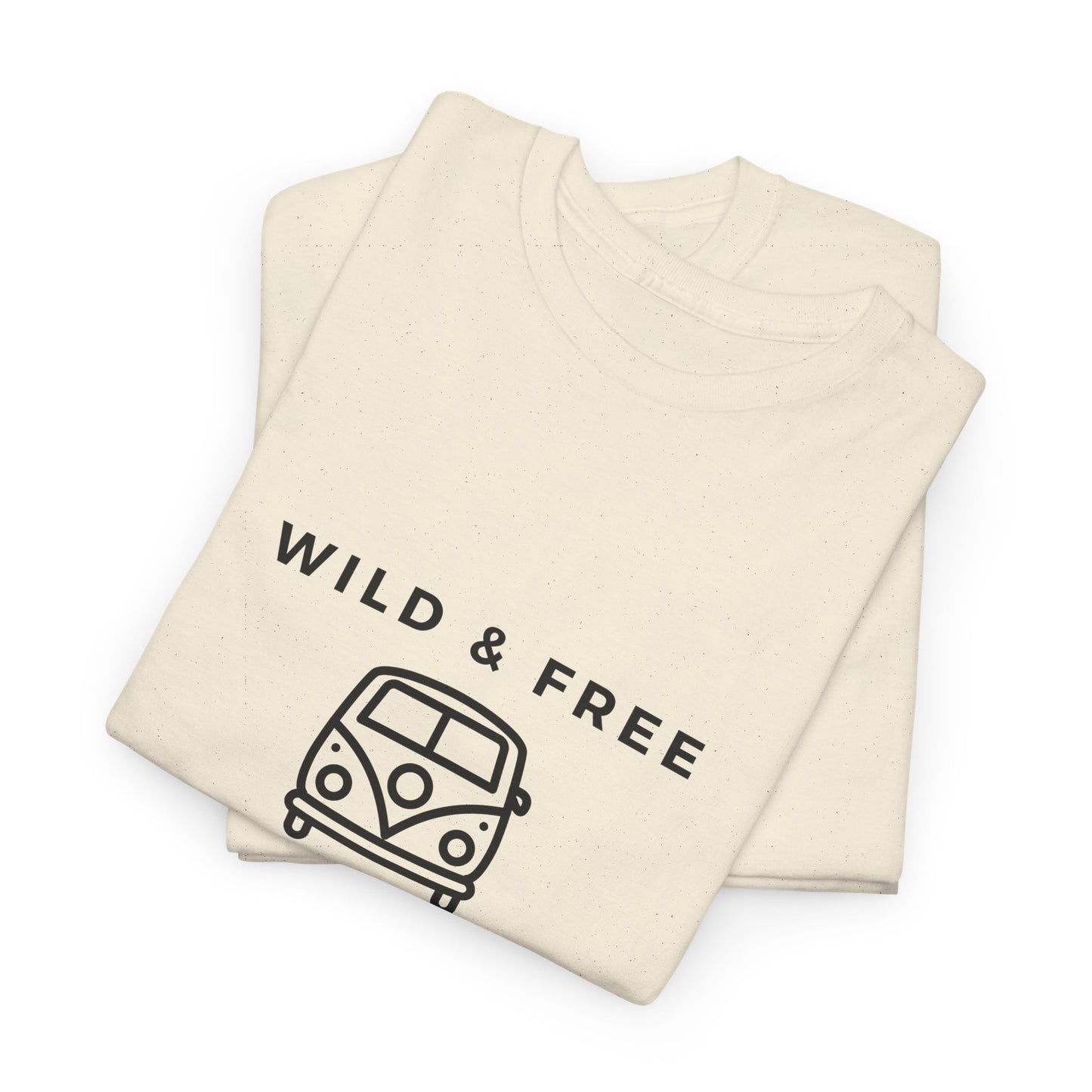 Wild & Free, Camp Van - Unisex Heavy Cotton Tee - 10567