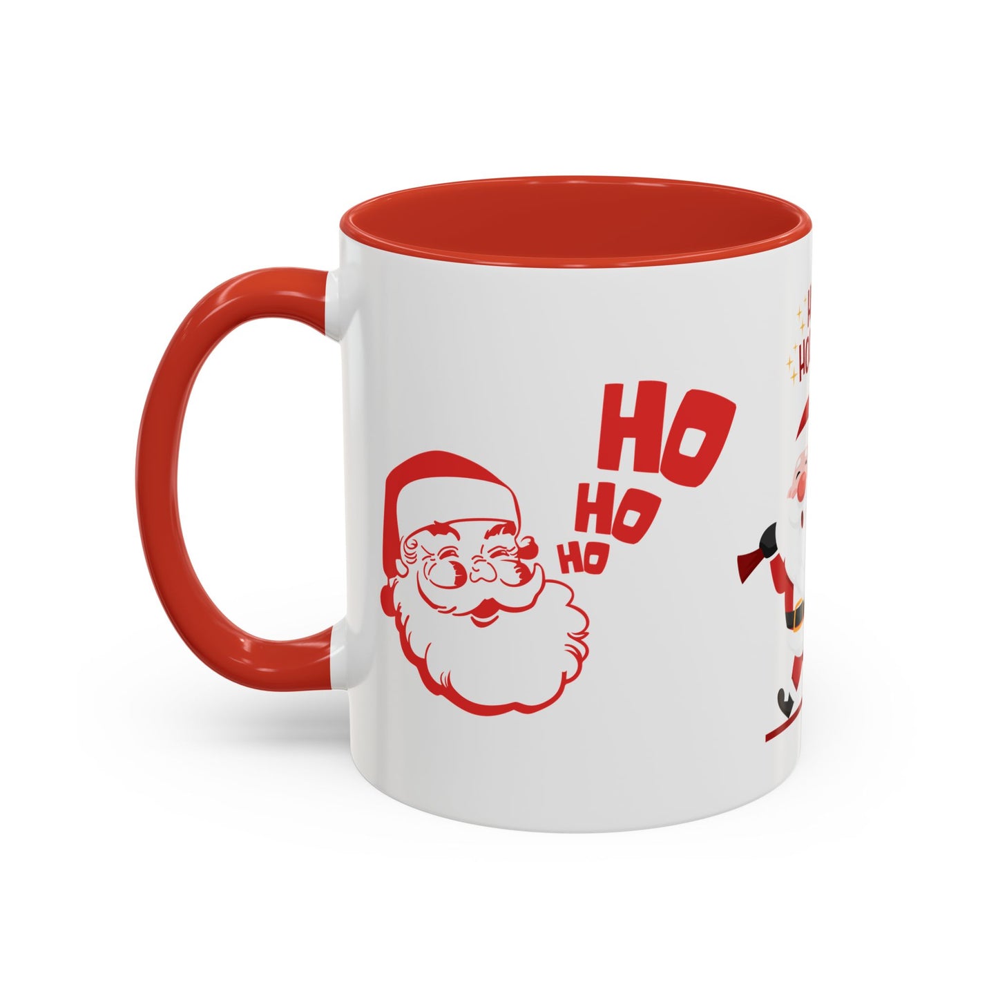 Santa, Ho Ho Holidays  - Accent Coffee Mug (11, 15oz)