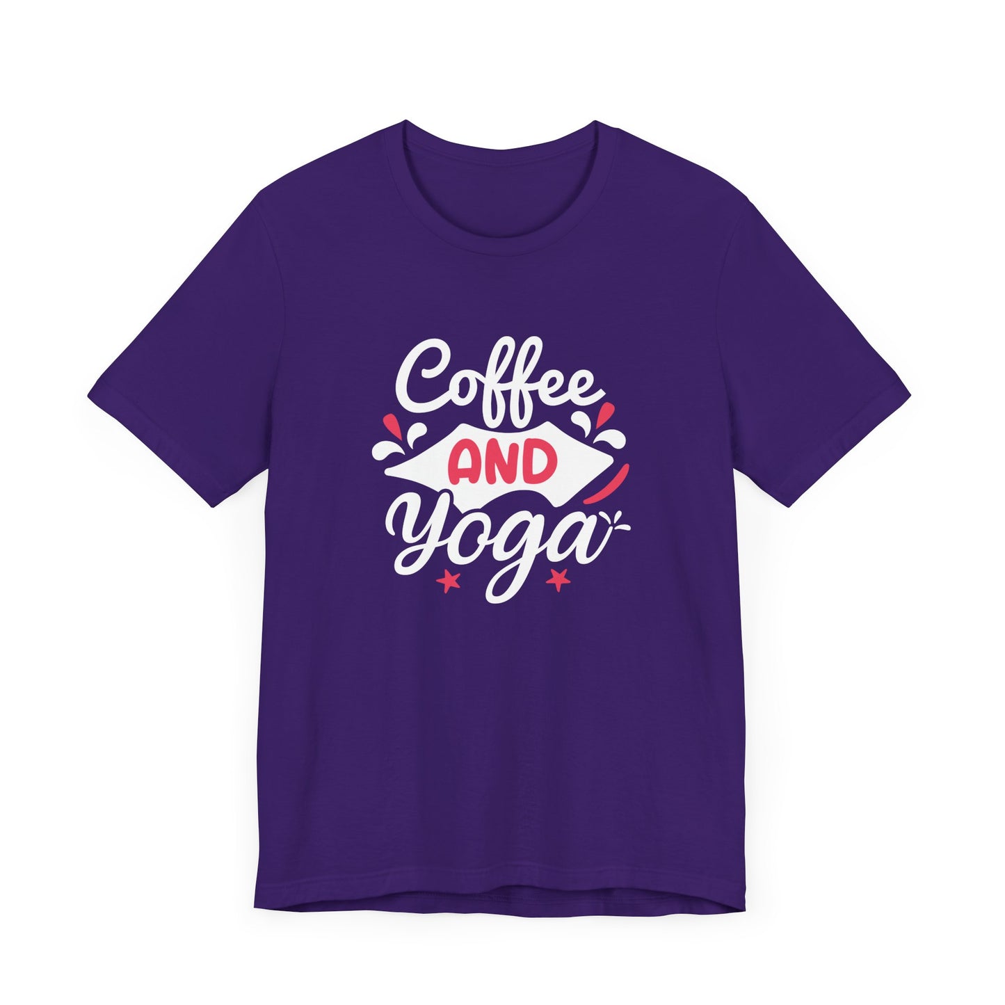 Coffee & Yoga - Unisex Jersey Short Sleeve Tee - 12412