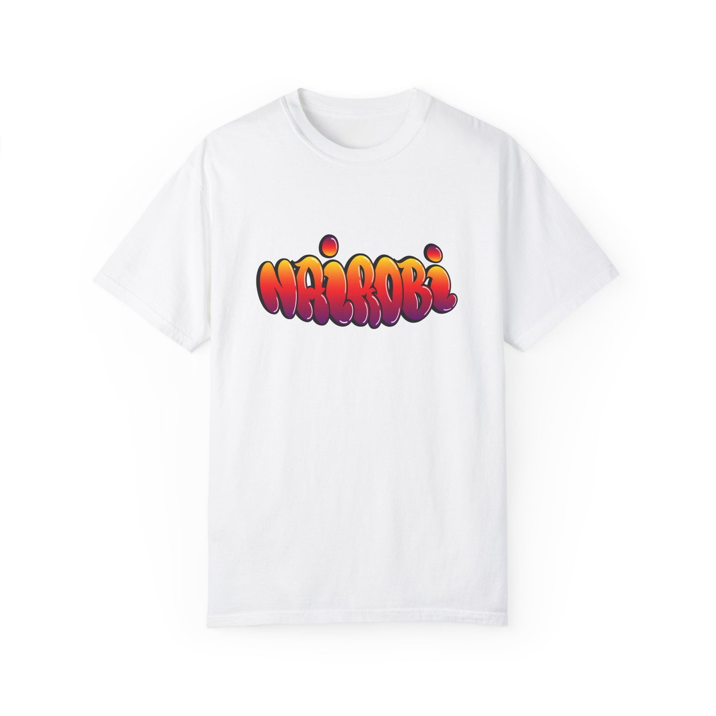 Nairobi Graphic T-Shirt - Unisex Garment-Dyed Tee - 12181