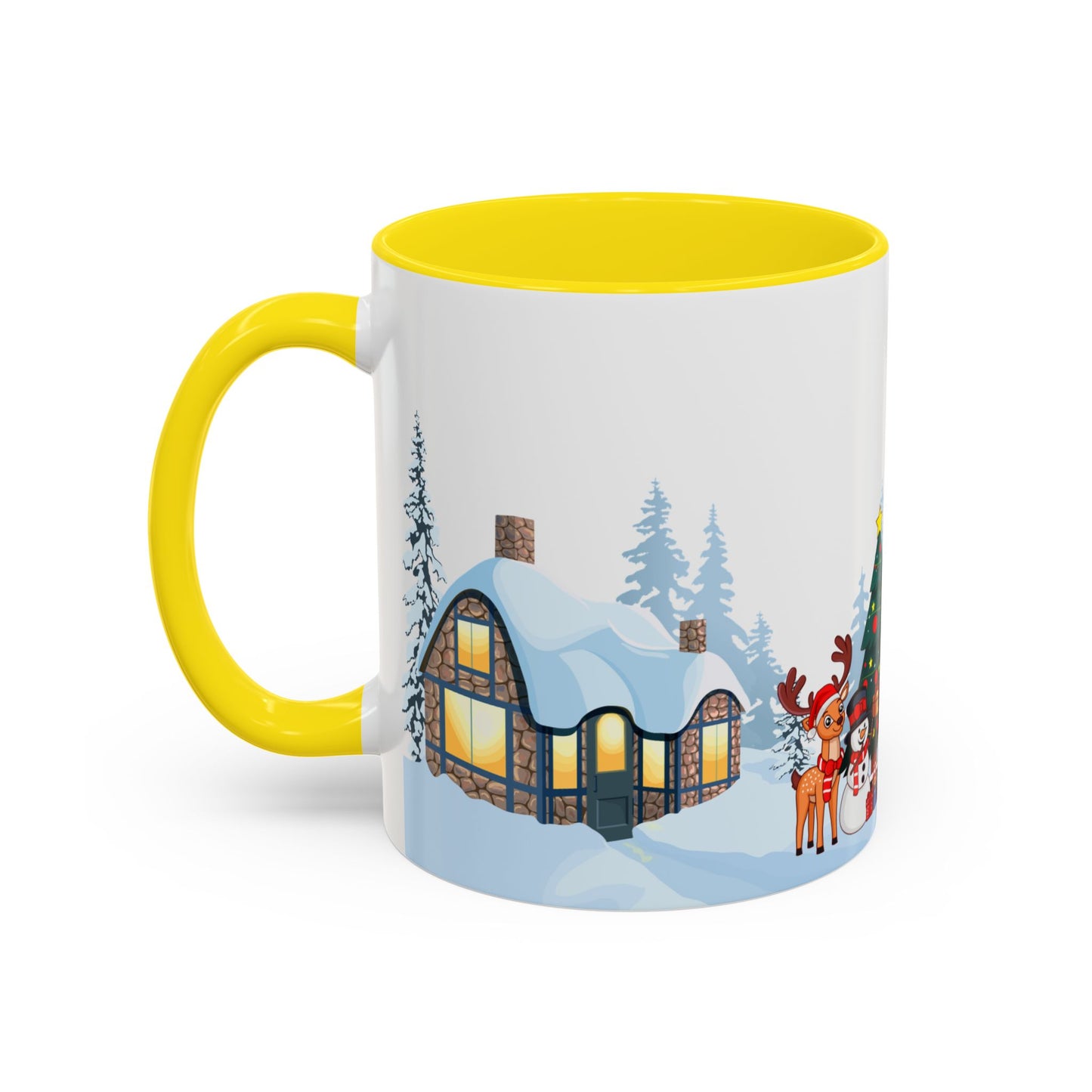 Outdoor Christmas Party - Accent Coffee Mug (11, 15oz) - 10454