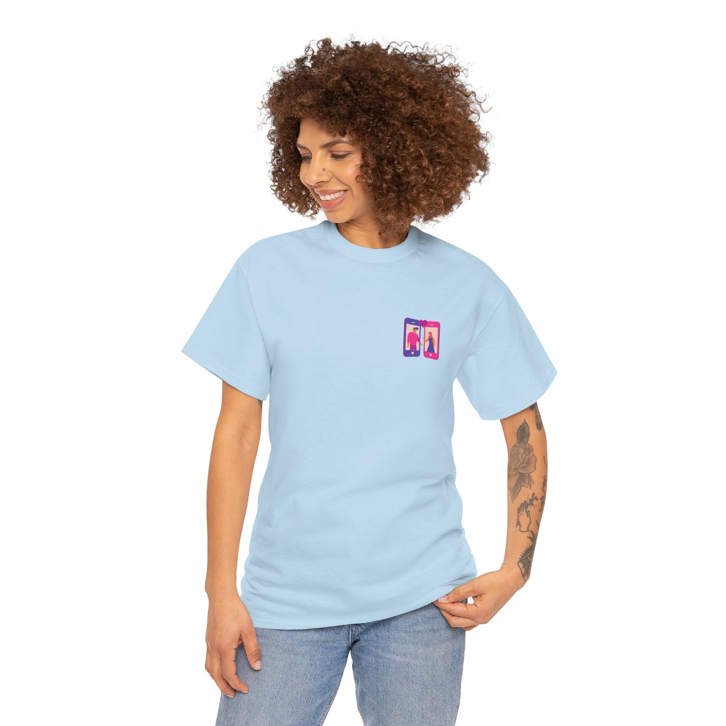 Love Sees Imperfection Perfectly - Unisex Heavy Cotton Tee - 11571