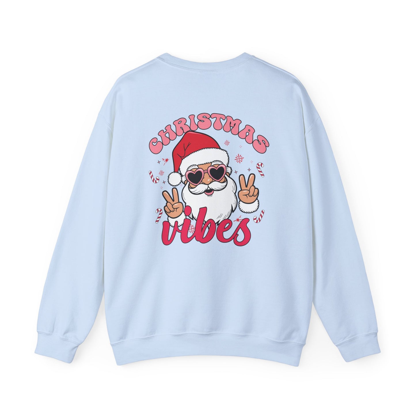 Santa, Christmas Vibes - Unisex Heavy Blend™ Crewneck Sweatshirt - 10171