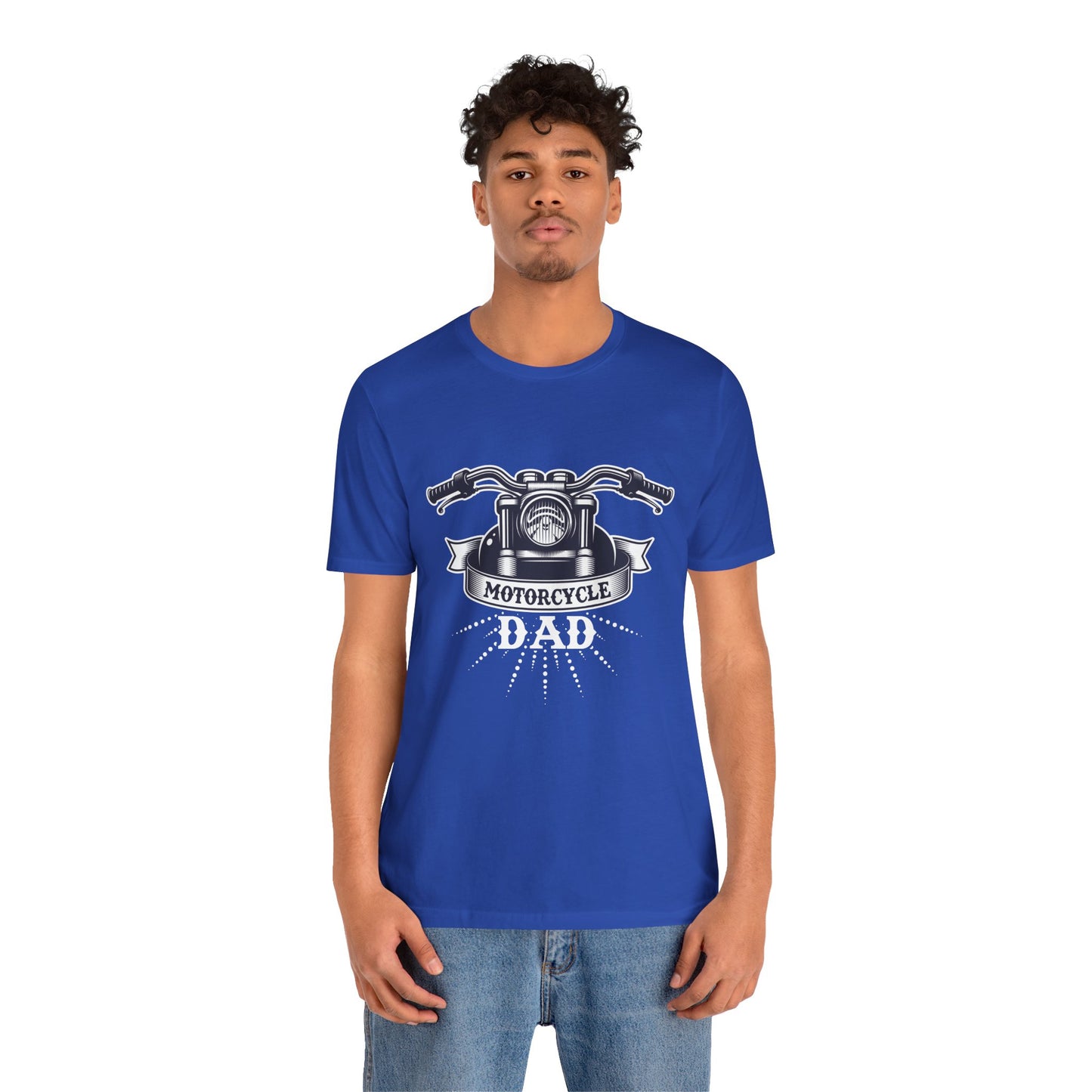 Motorcycle Dad - Unisex Jersey Short Sleeve Tee - 13312