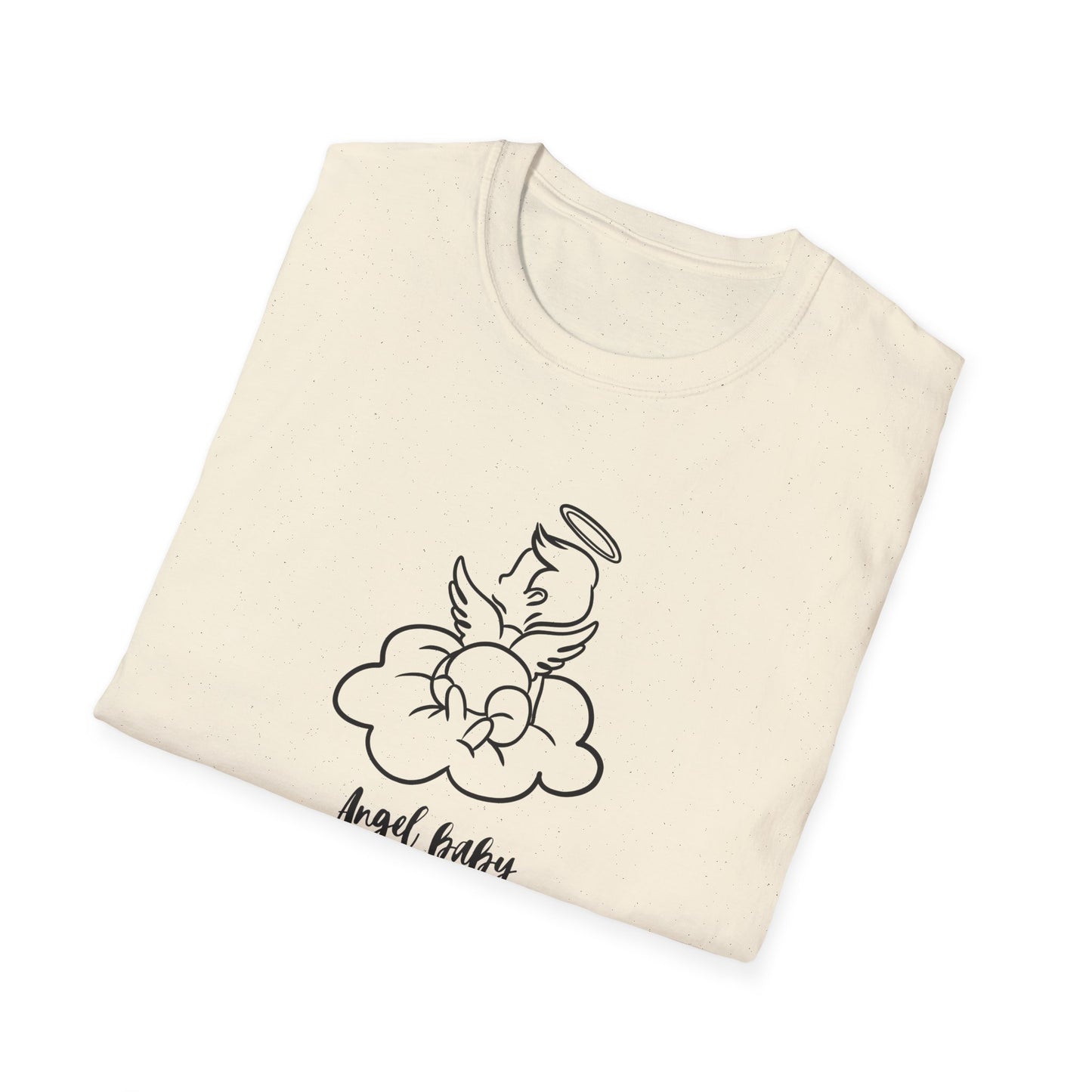 Angel Baby Momma Unisex Softstyle T-Shirt - Perfect for Mother's Day and Everyday Wear - 11828