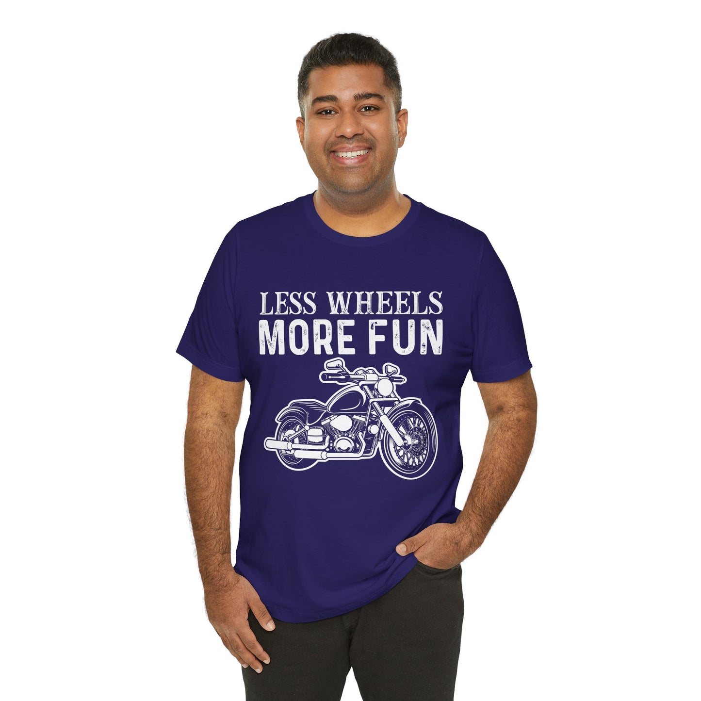Less Wheels More Fun - Unisex Jersey Short Sleeve Tee - 13375