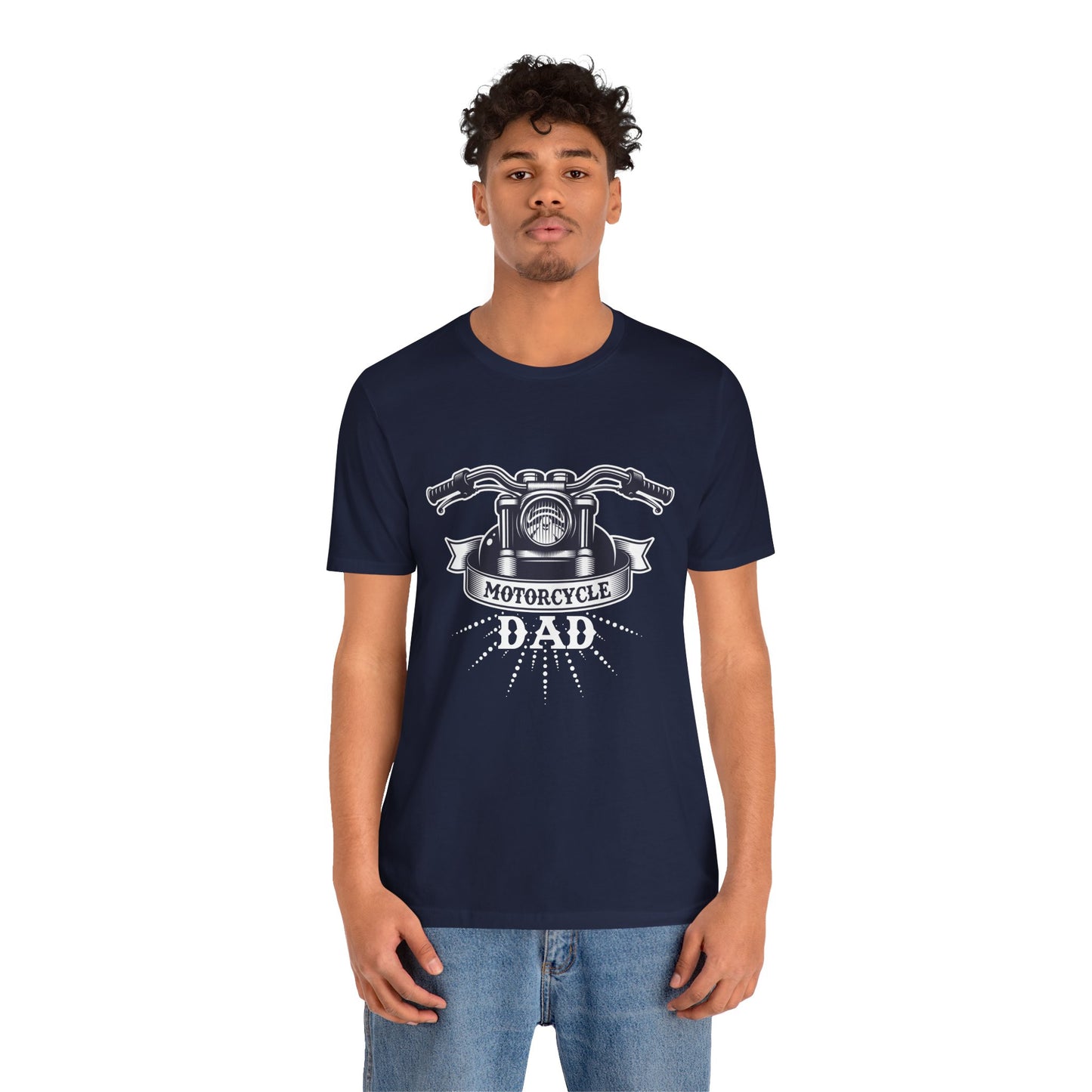 Motorcycle Dad - Unisex Jersey Short Sleeve Tee - 13312