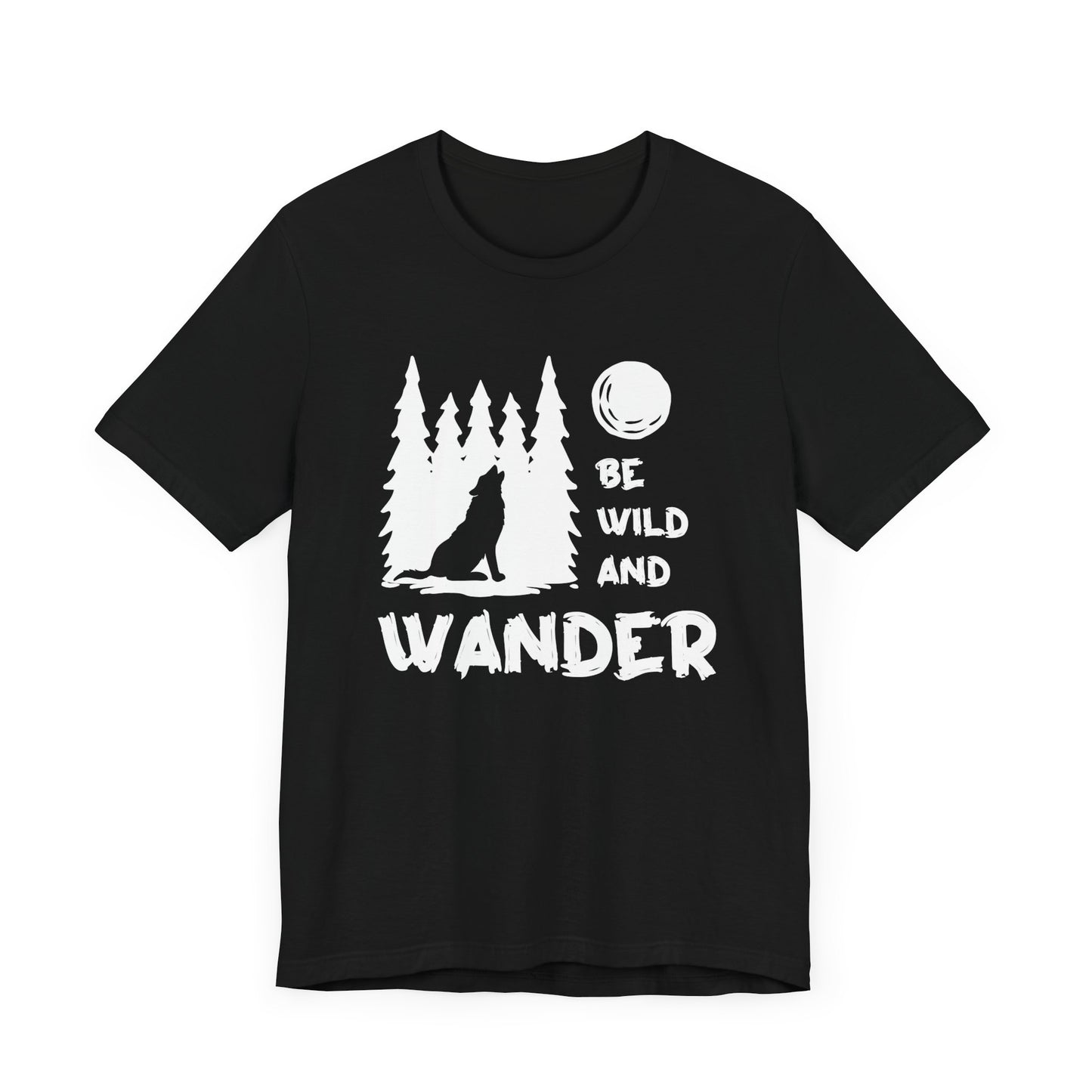 Camping: Be Wild & Wander - Unisex Jersey Short Sleeve Tee - 12632