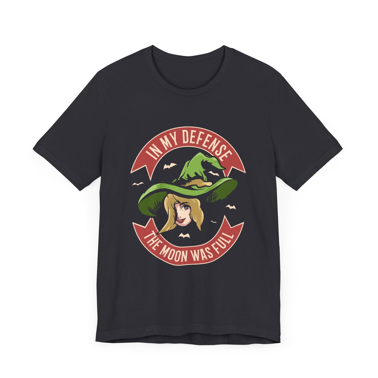 Halloween: In My Defense, The Moon Was Full - Unisex Jersey Short Sleeve Tee - 12923