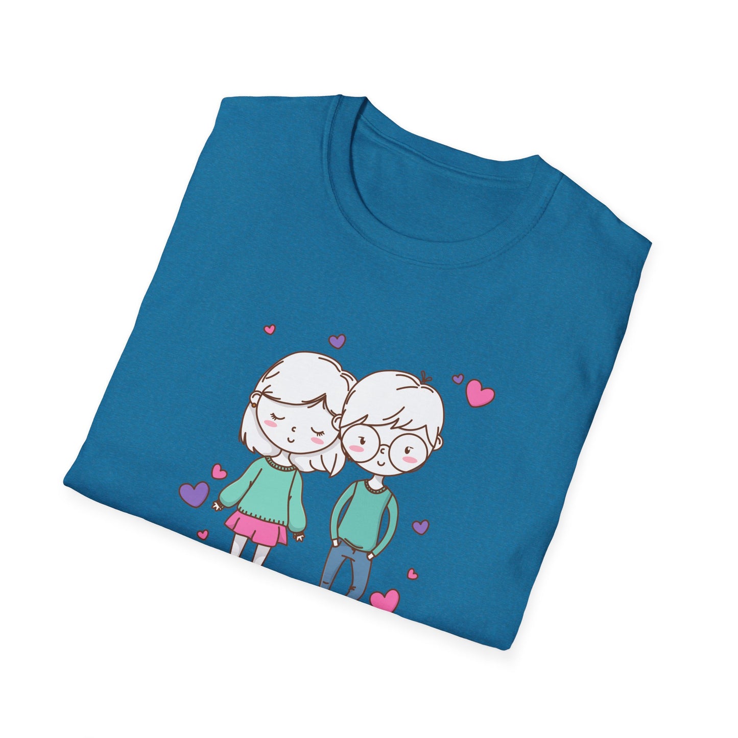 Cute Couple, Love You - Unisex Softstyle T-Shirt - 11528