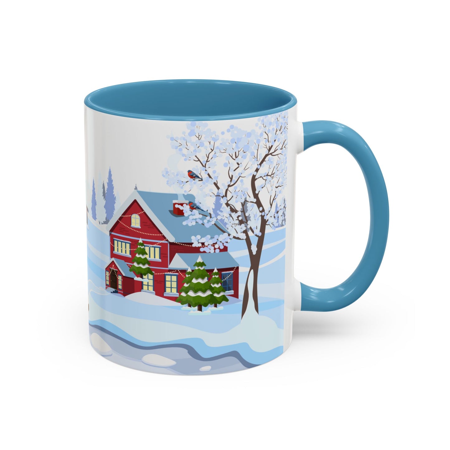 Winter Day Outside - Accent Coffee Mug (11, 15oz) - 10453