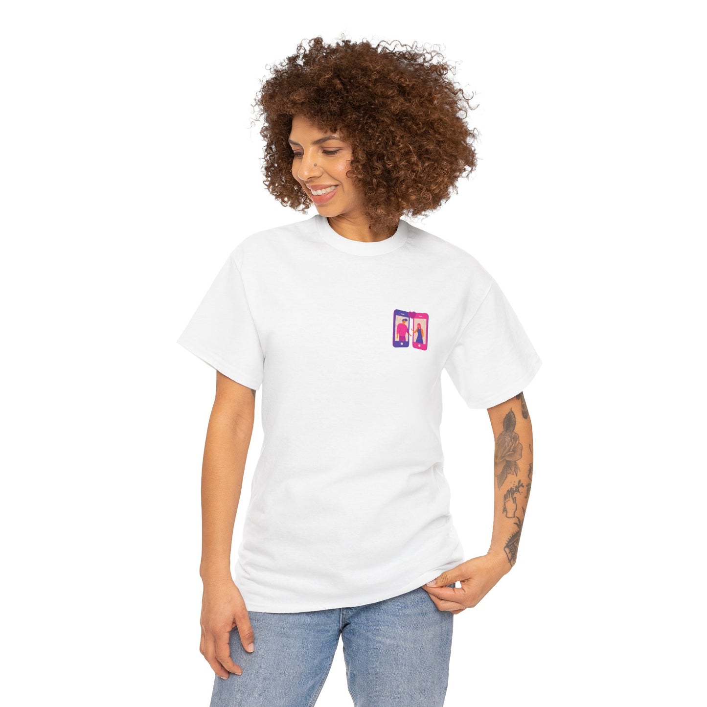 Love Sees Imperfection Perfectly - Unisex Heavy Cotton Tee - 11571