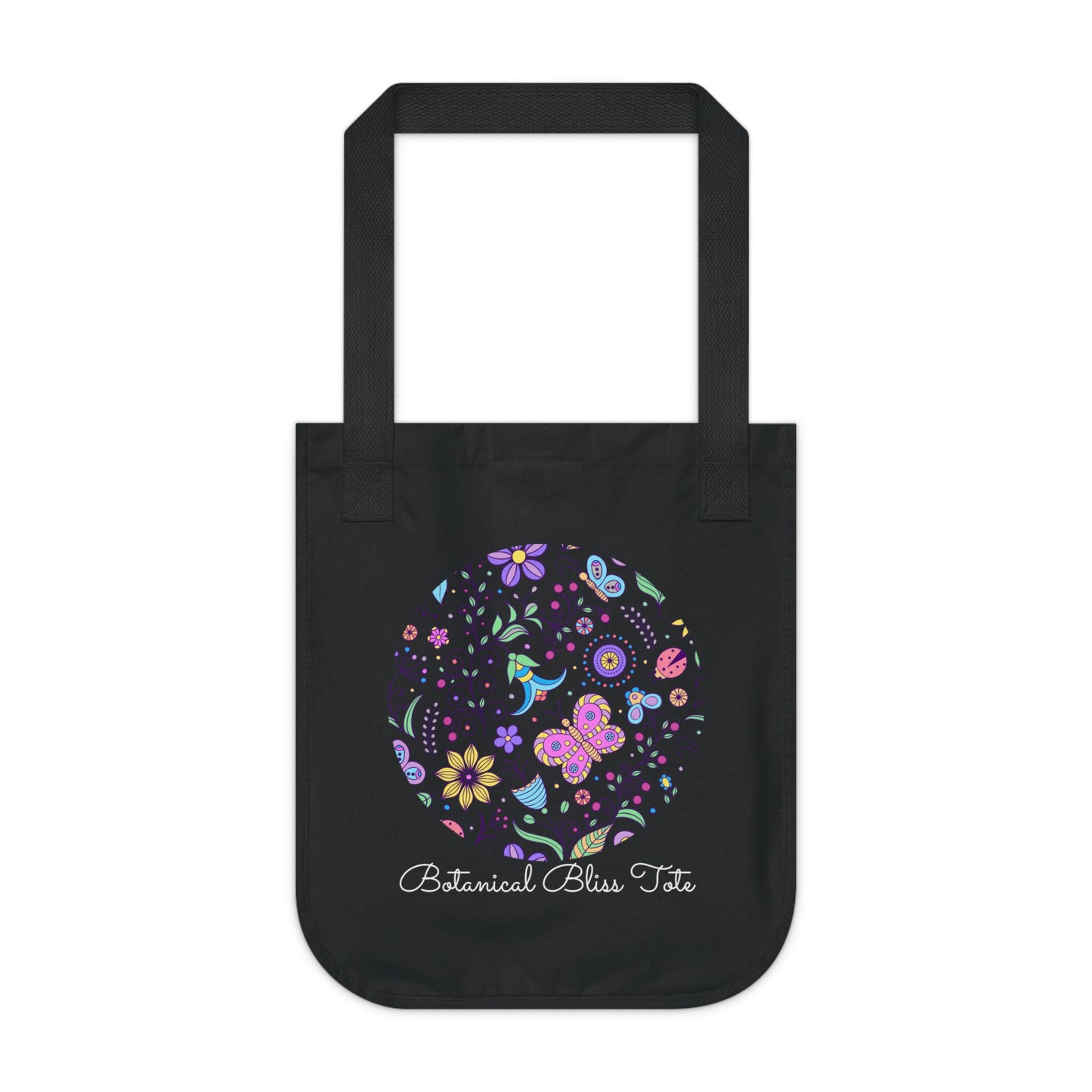 Organic Canvas Tote Bag | Wildflower Lovers