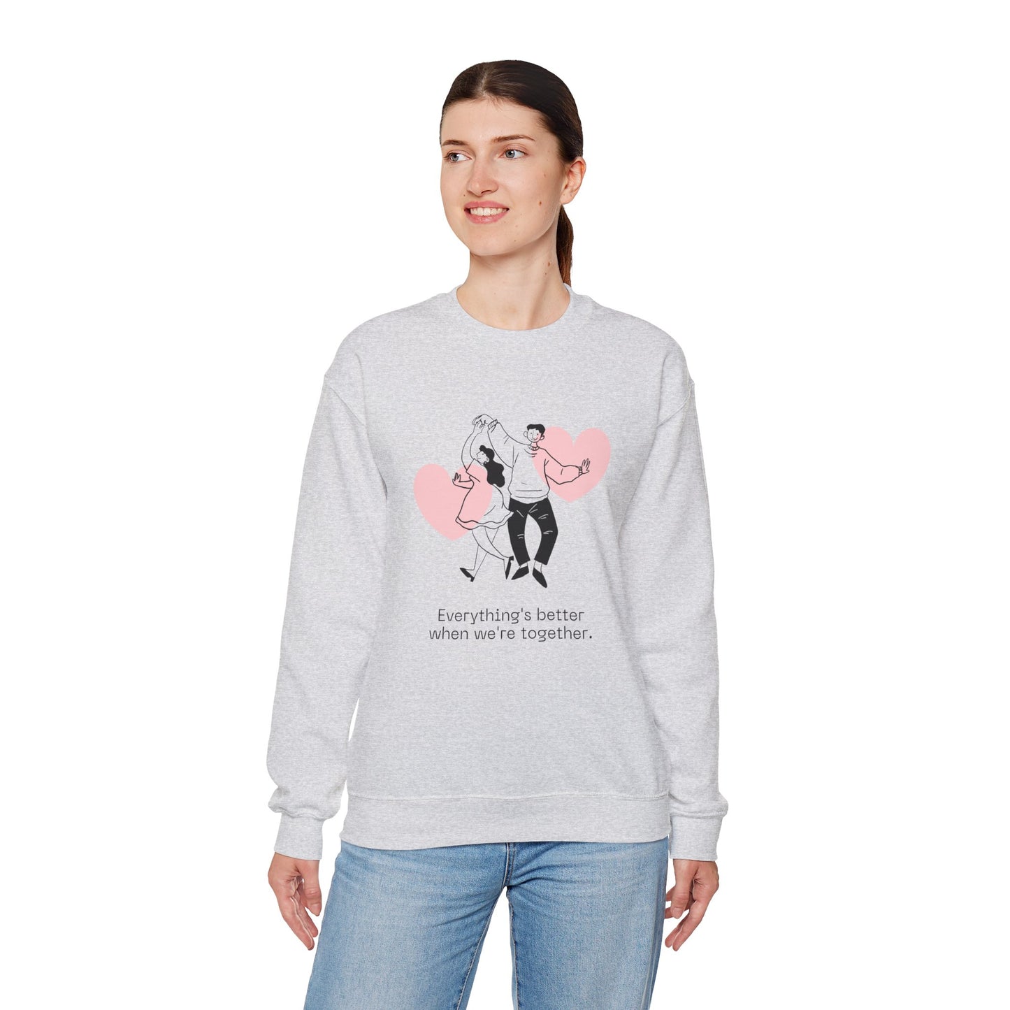 Everything's Better When We're Together - Unisex Heavy Blend™ Crewneck Sweatshirt - 11475