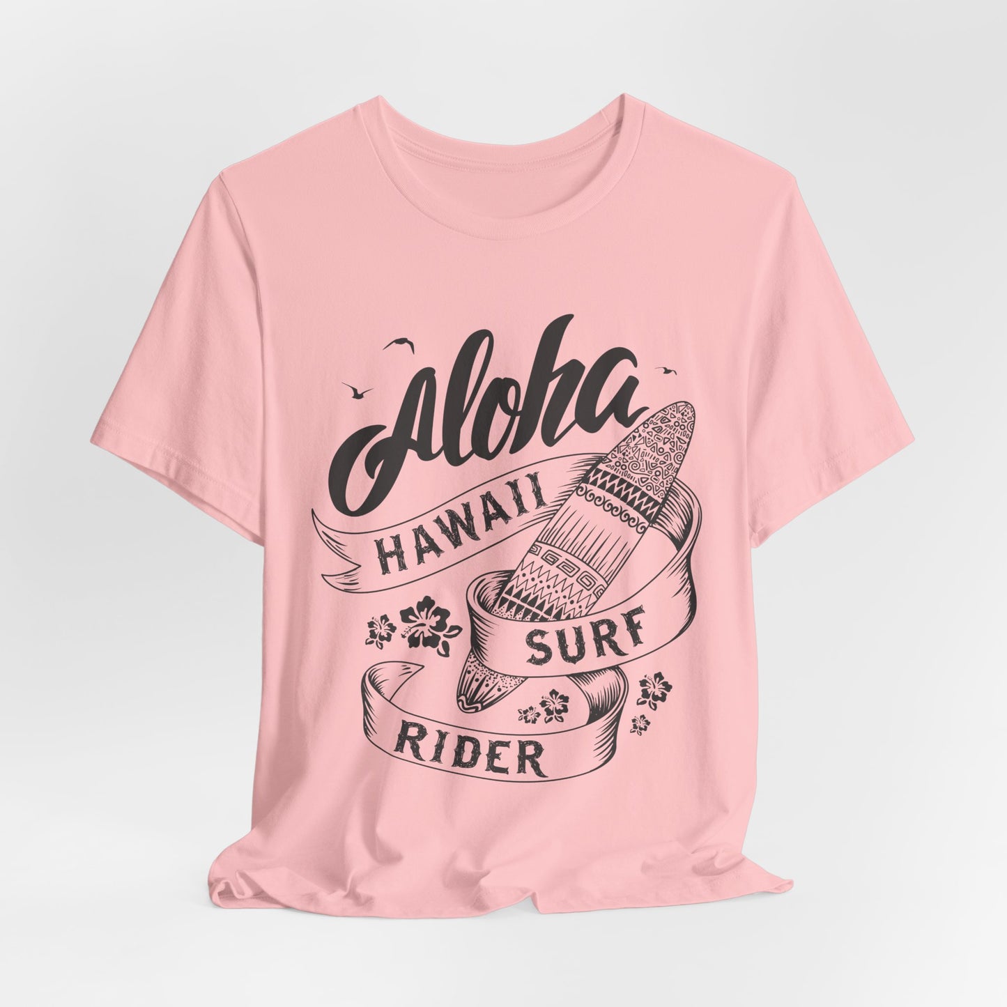 Aloha, Hawaii, Surf Rider - Unisex Jersey Short Sleeve Tee - 13181