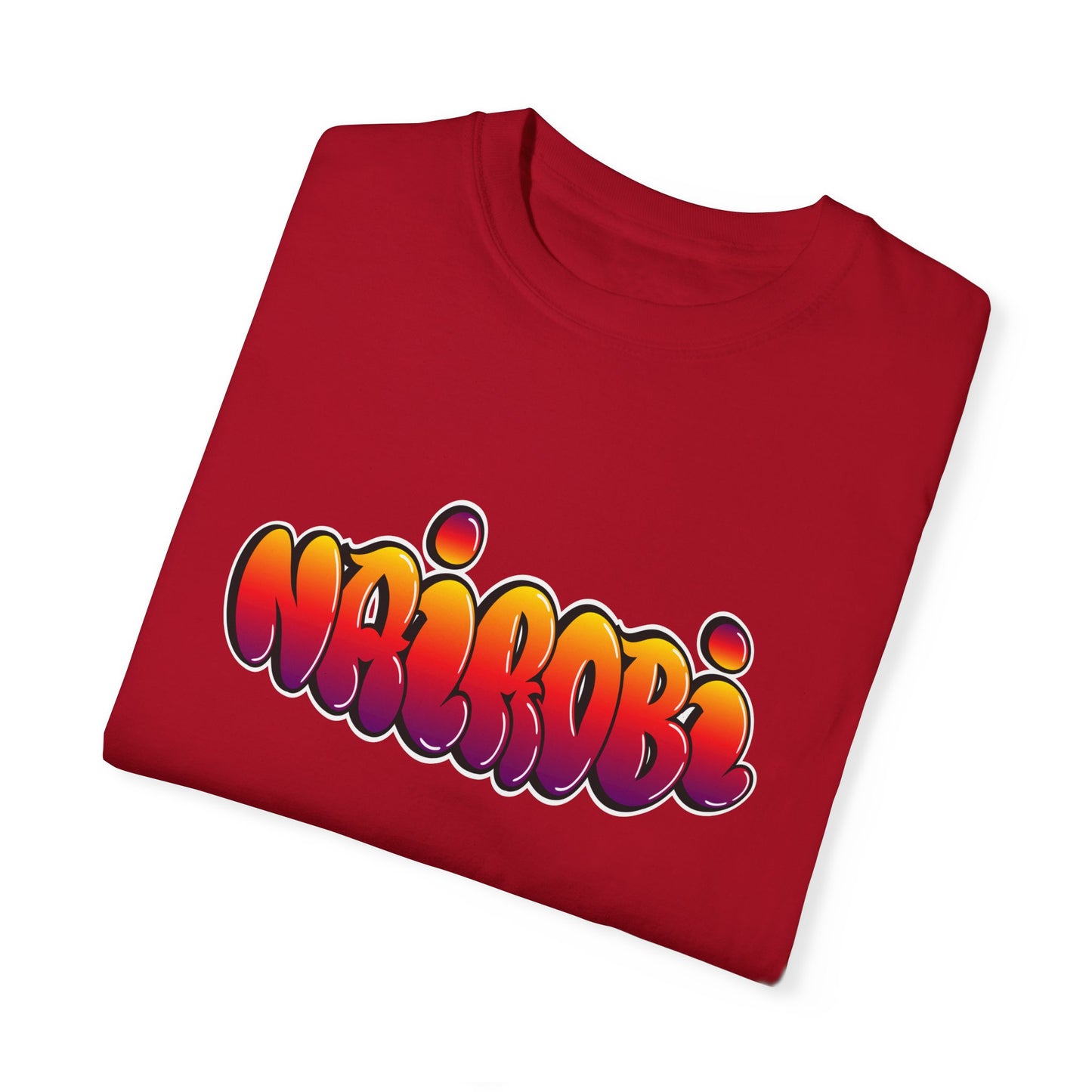 Nairobi Graphic T-Shirt - Unisex Garment-Dyed Tee - 12181