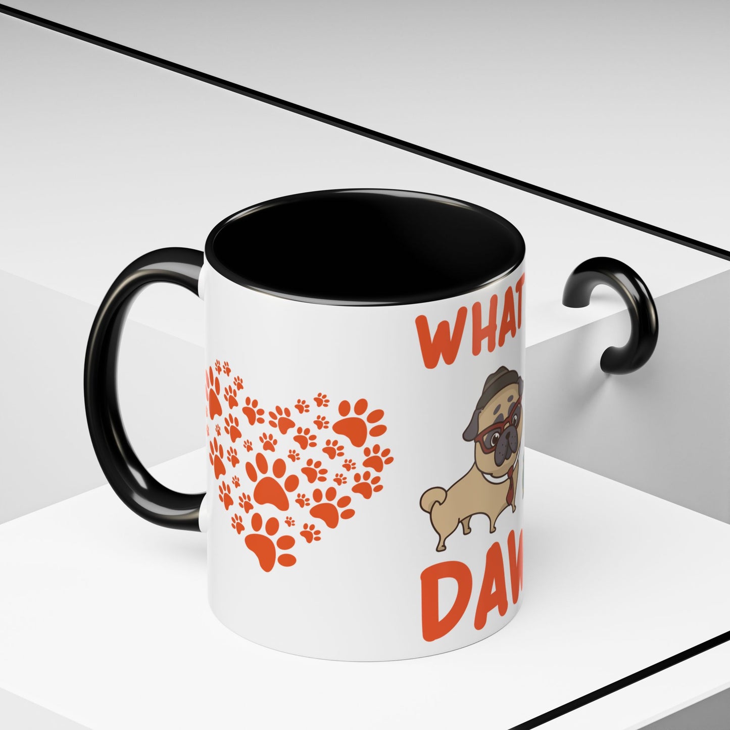 What up, Dawg - Accent Coffee Mug (11, 15oz)