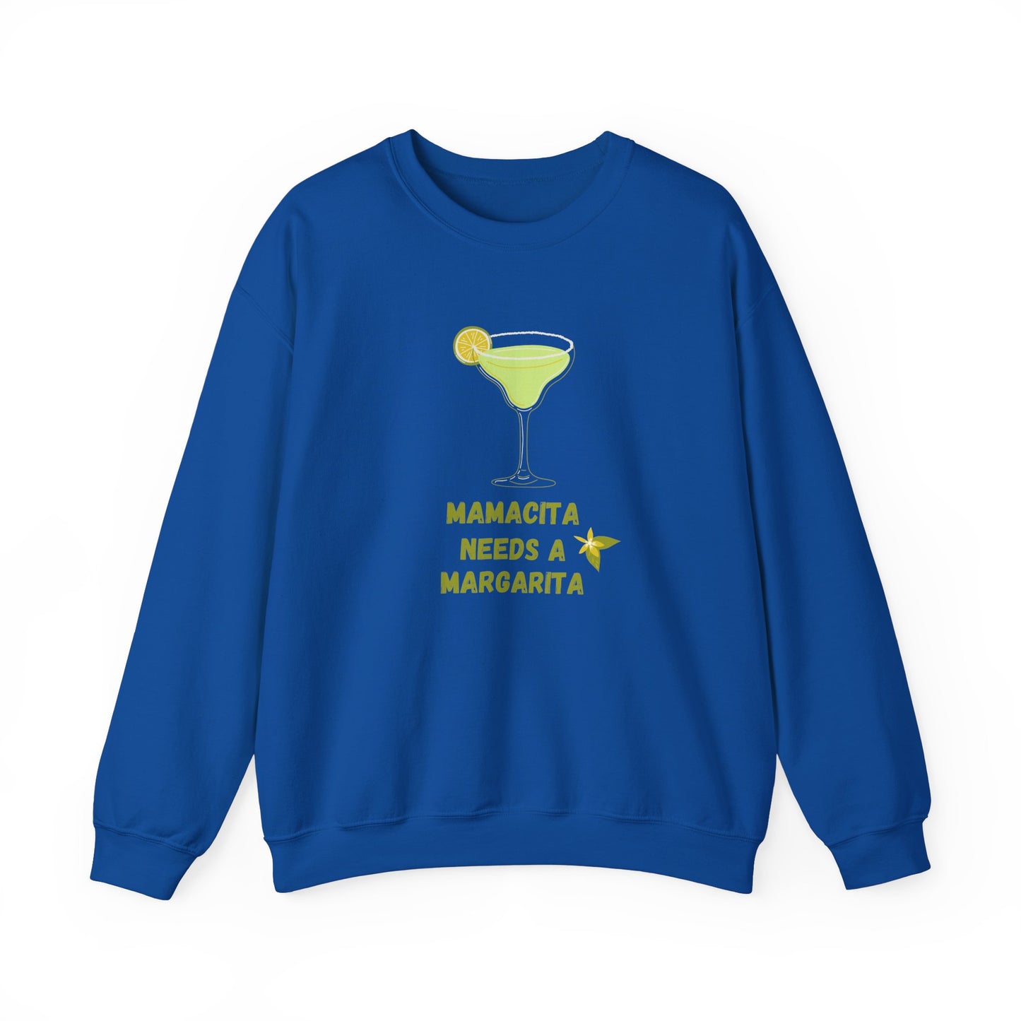 Mamacita Needs a Margarita Sweatshirt | Unisex Heavy Blend™ Crewneck - 11891