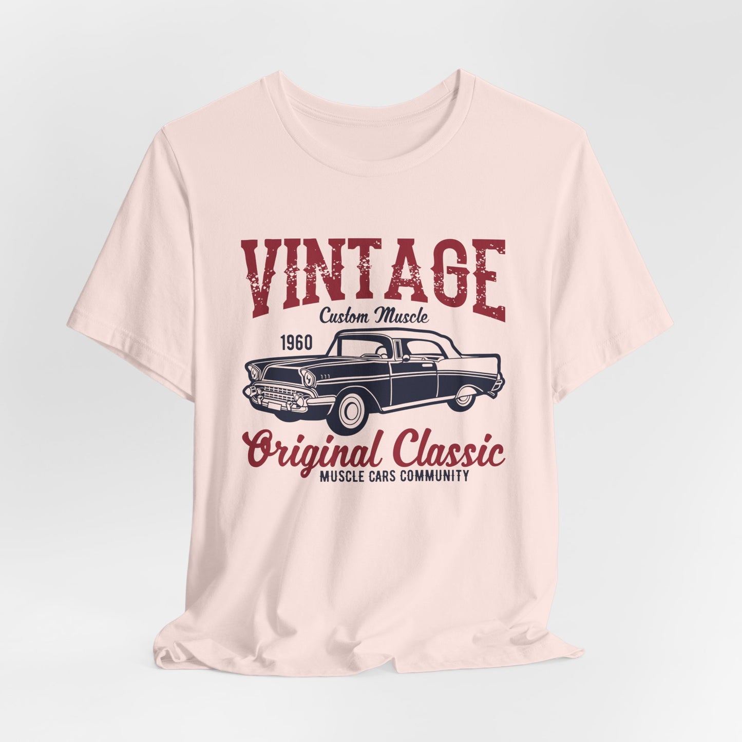Vintage Custom Muscle, Original Classic - Unisex Jersey Short Sleeve Tee - 12612