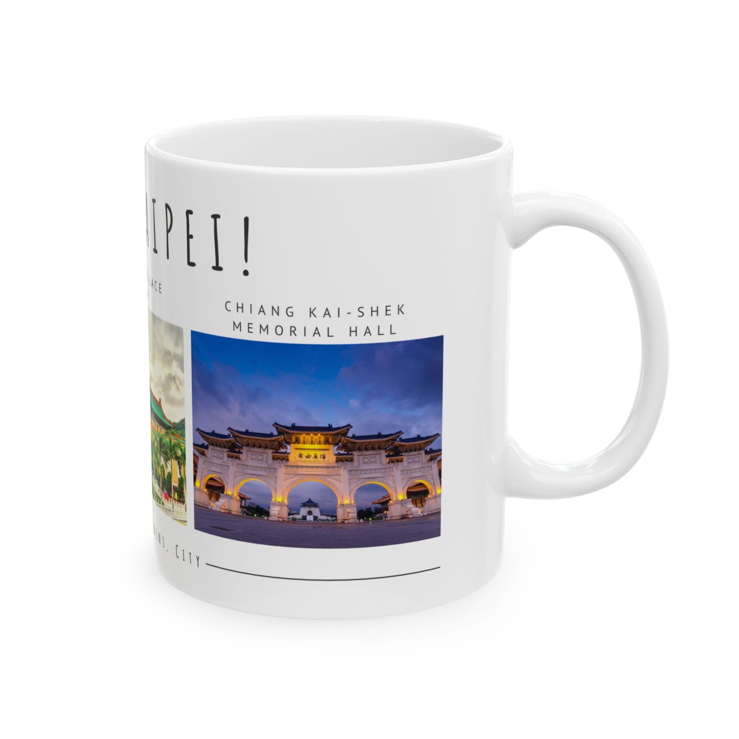 Hello, Taipei! Ceramic Travel Mug - 11oz & 15oz - 12179
