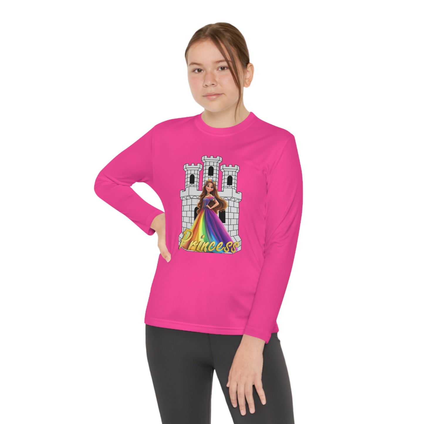 Every Girl Is a Princess  - Youth Long Sleeve Competitor Tee