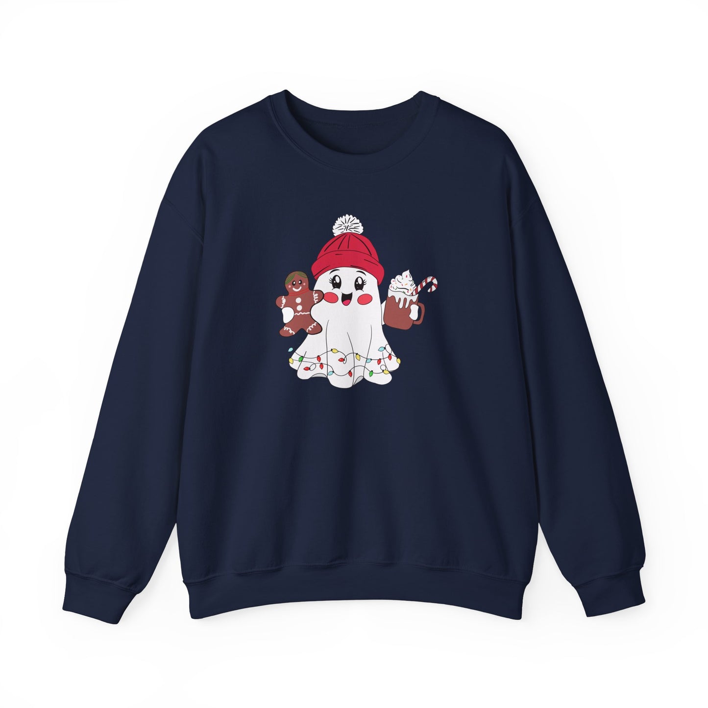 Christmas Ghost - Unisex Heavy Blend™ Crewneck Sweatshirt - 10394