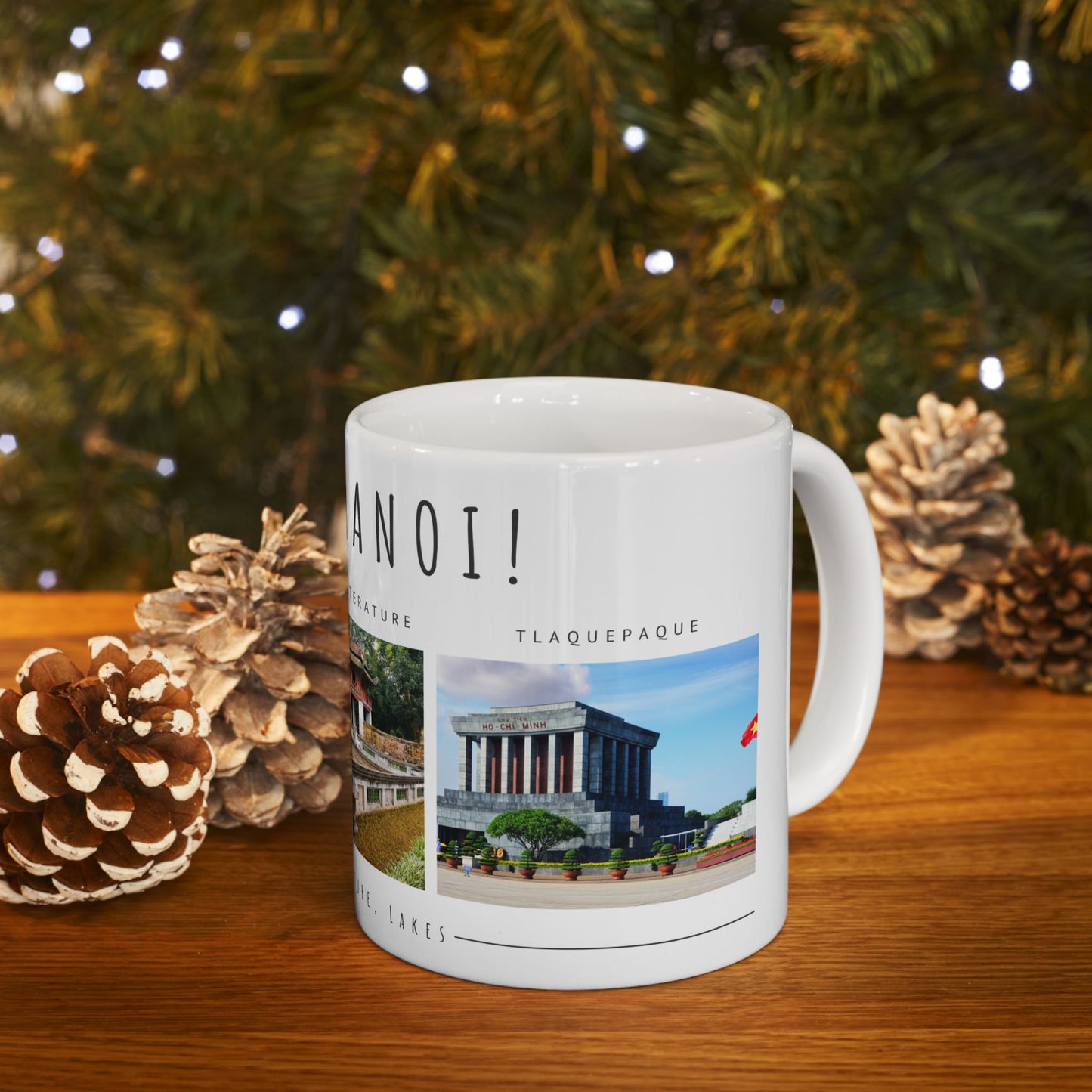 Hello Hanoi! Ceramic Mug - 11oz & 15oz - A Journey Through Vietnam's Culture - 12210
