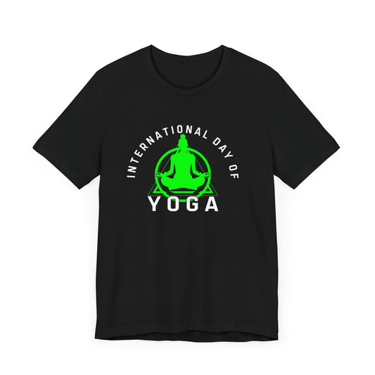 International Day Of Yoga - Unisex Jersey Short Sleeve Tee - 12157