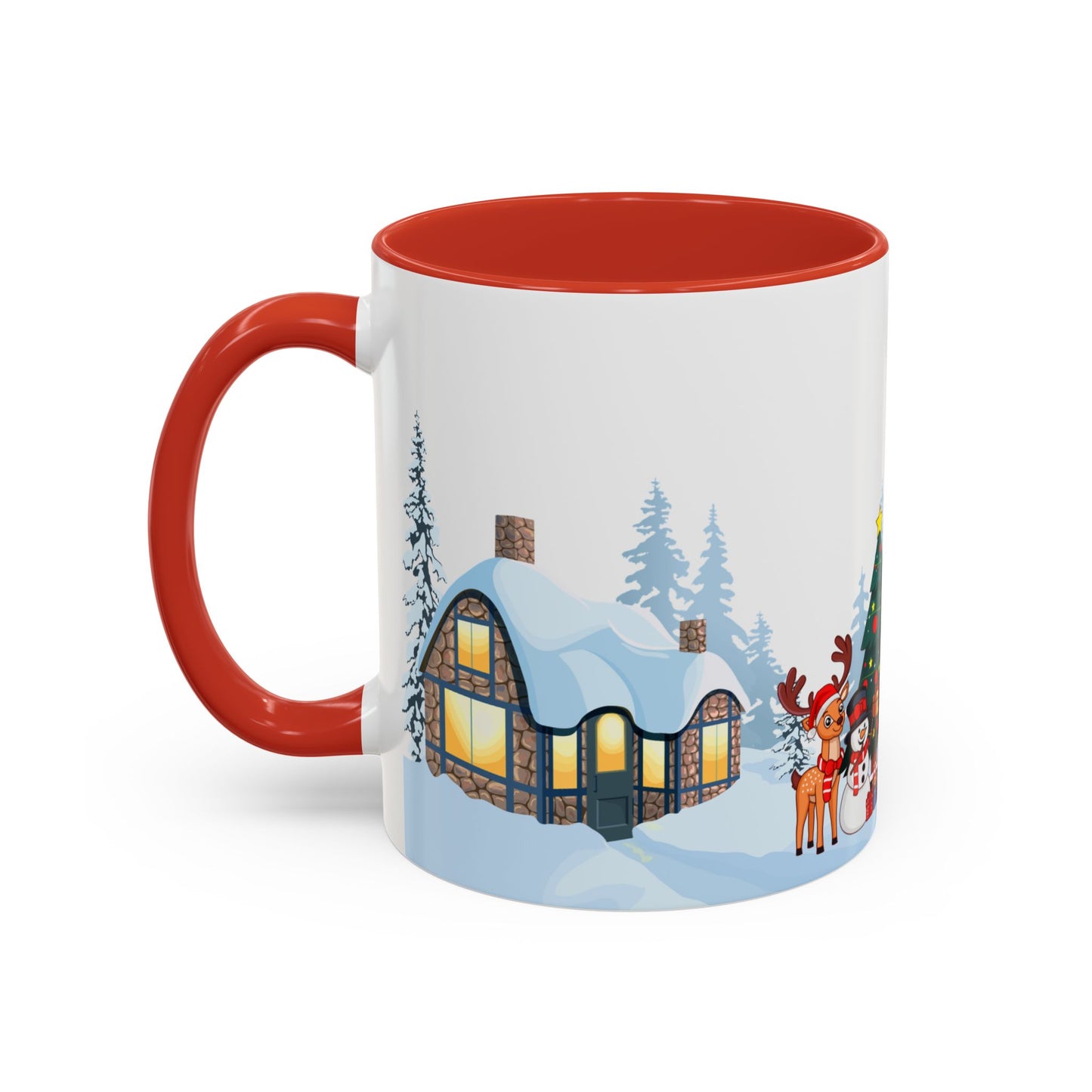 Outdoor Christmas Party - Accent Coffee Mug (11, 15oz) - 10454