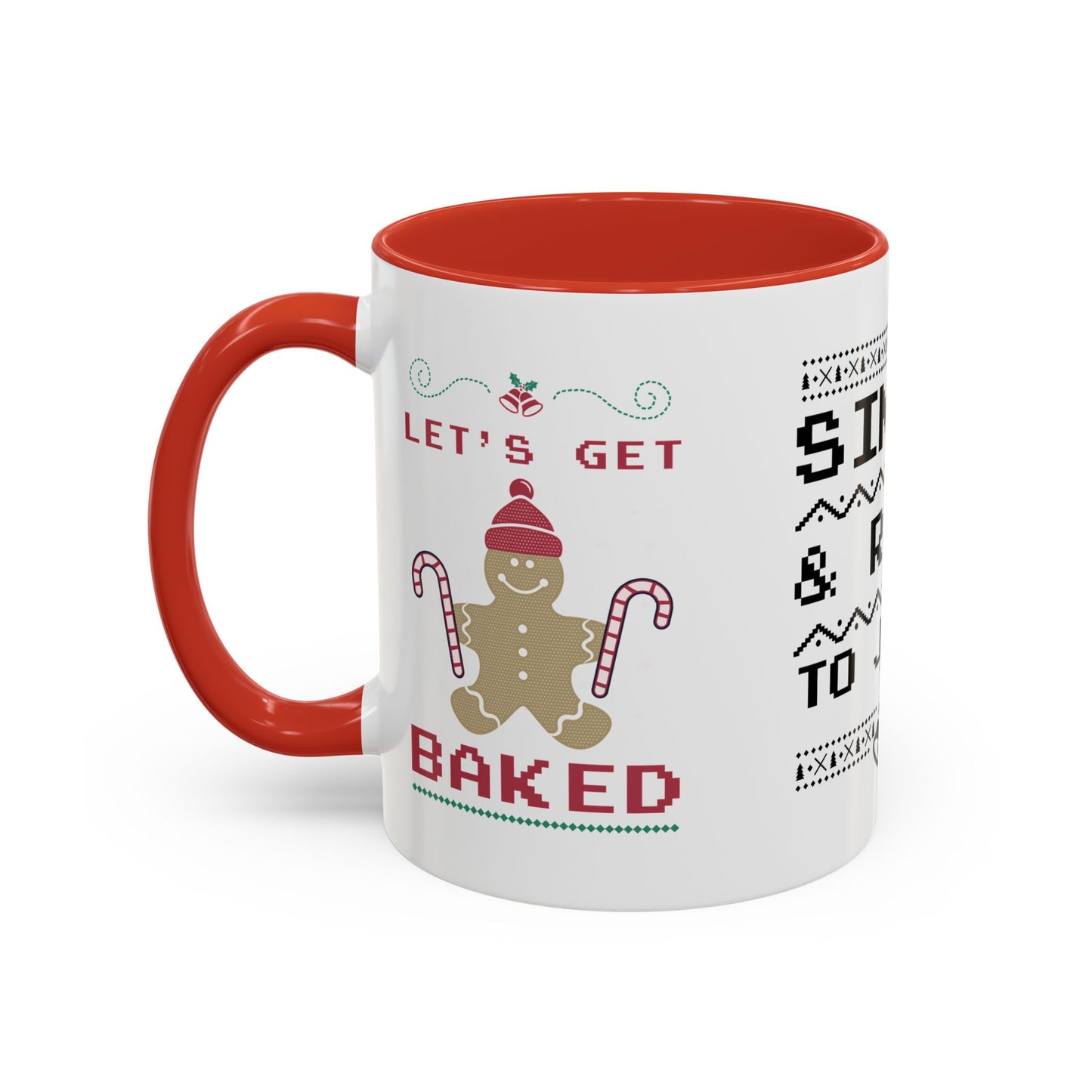 Single and Ready to Jingle - Accent Coffee Mug (11, 15oz)